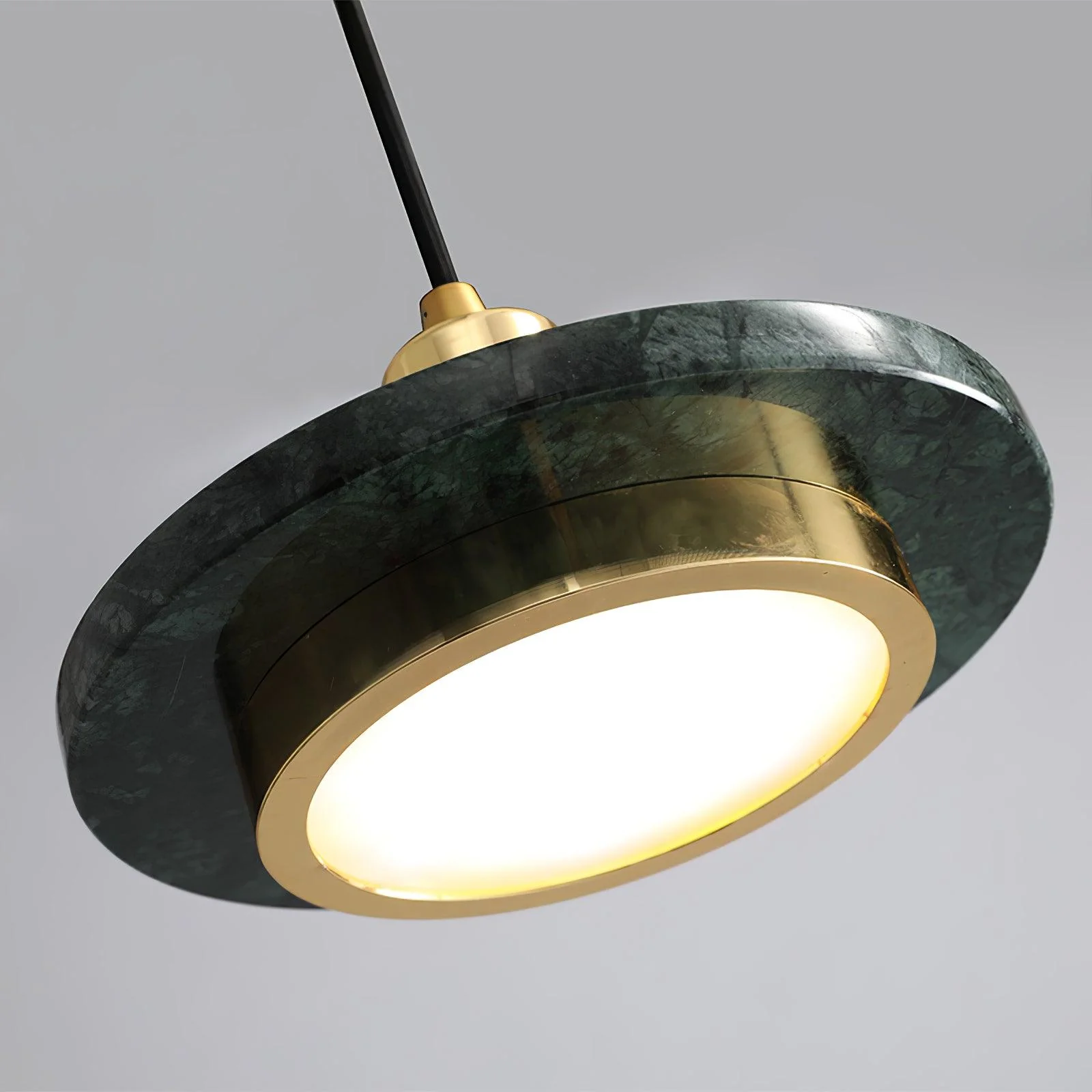 Solara Pendant Lamp Marble Double Circle Modern - Image 13