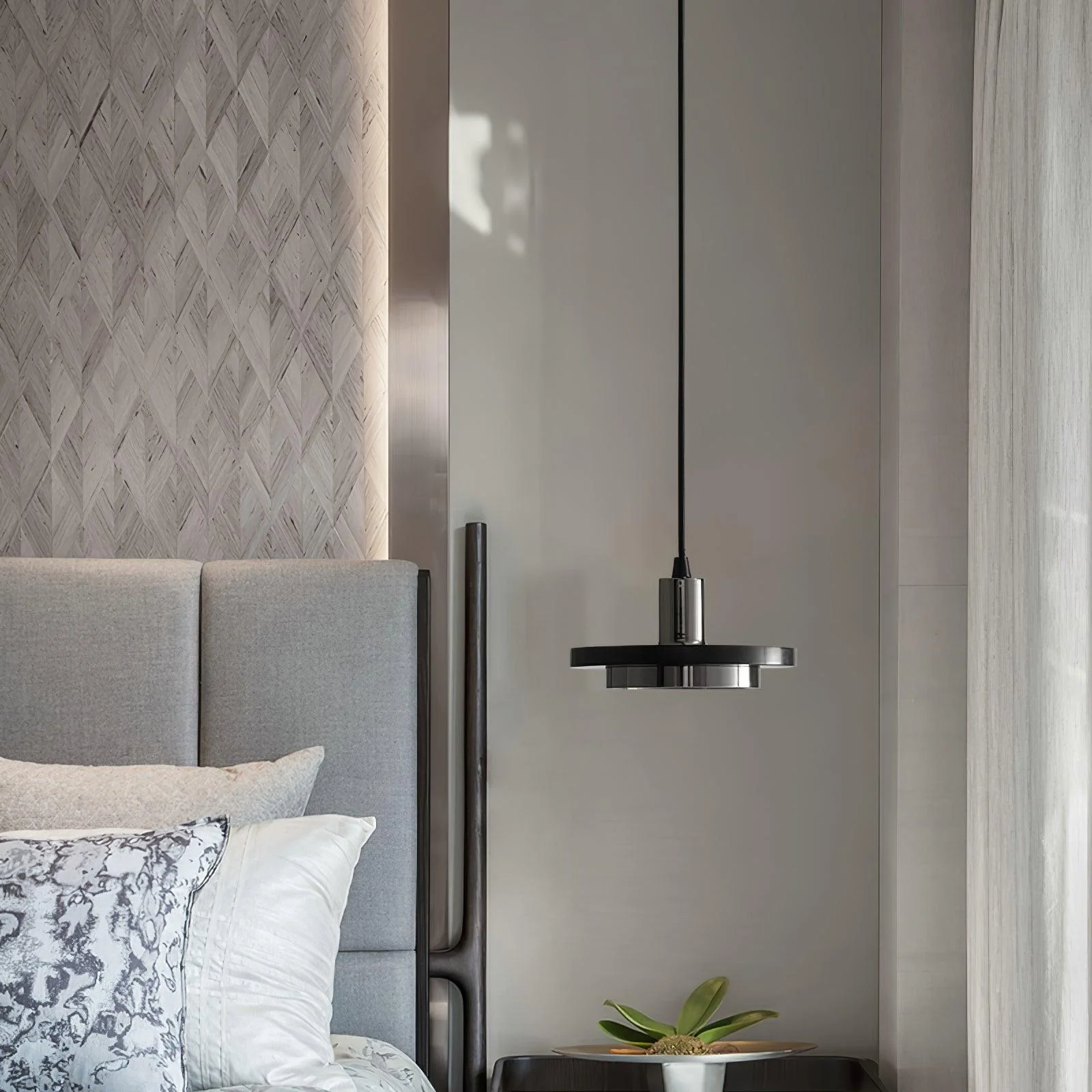 Solara Pendant Lamp Marble Double Circle Modern - Image 25