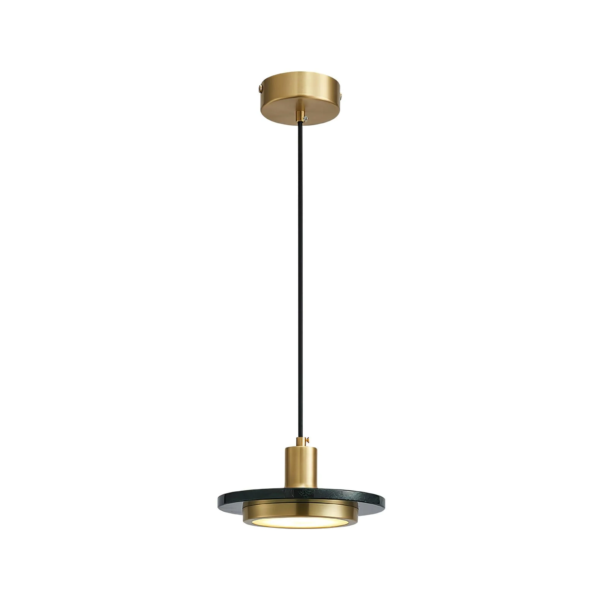 Solara Pendant Lamp Marble Double Circle Modern - Image 32