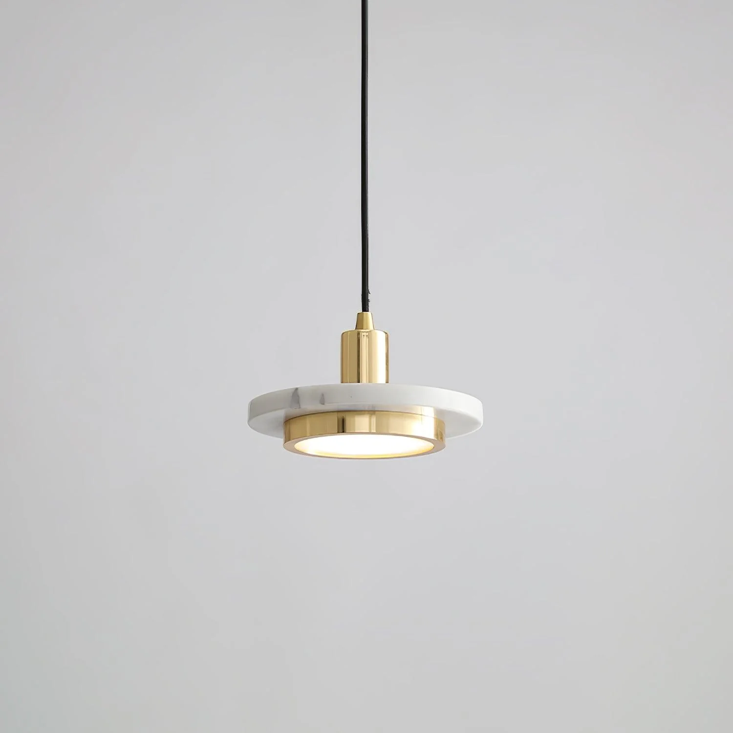 Solara Pendant Lamp Marble Double Circle Modern - Image 36