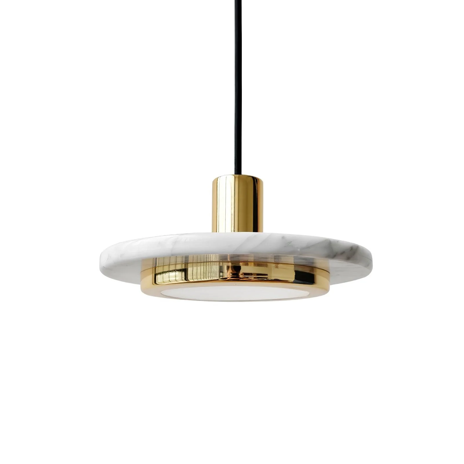 Solara Pendant Lamp Marble Double Circle Modern - Image 49