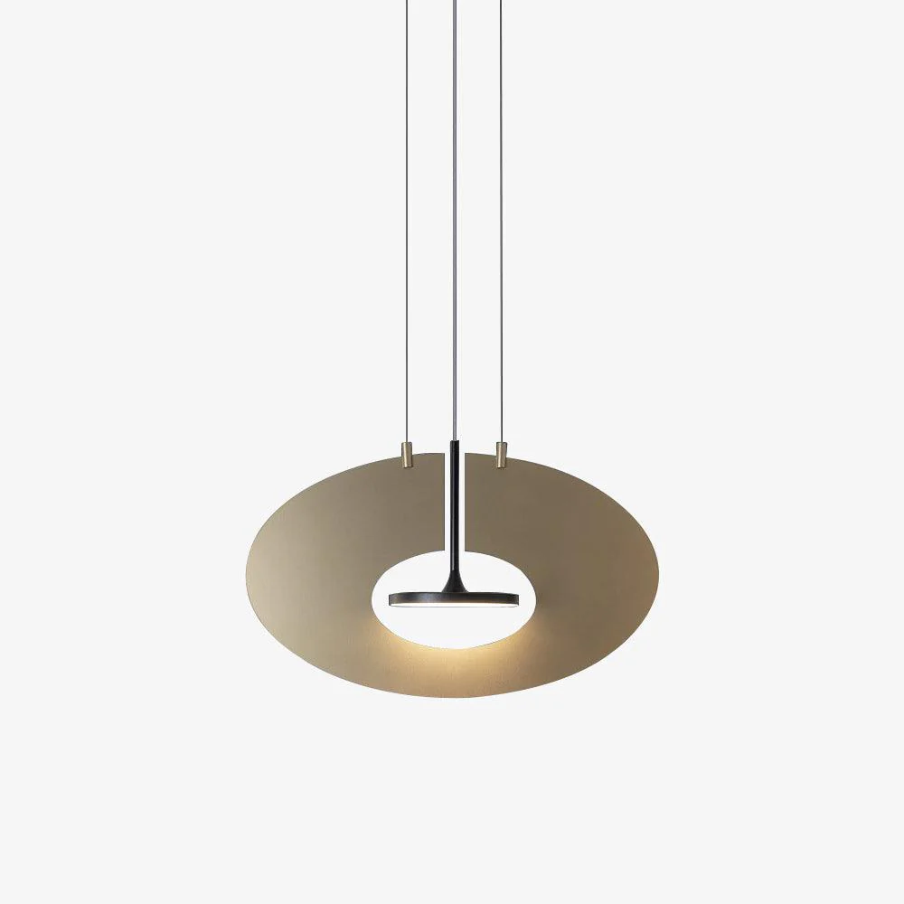 Solara Pendant Lamp Oval Ring Geometric