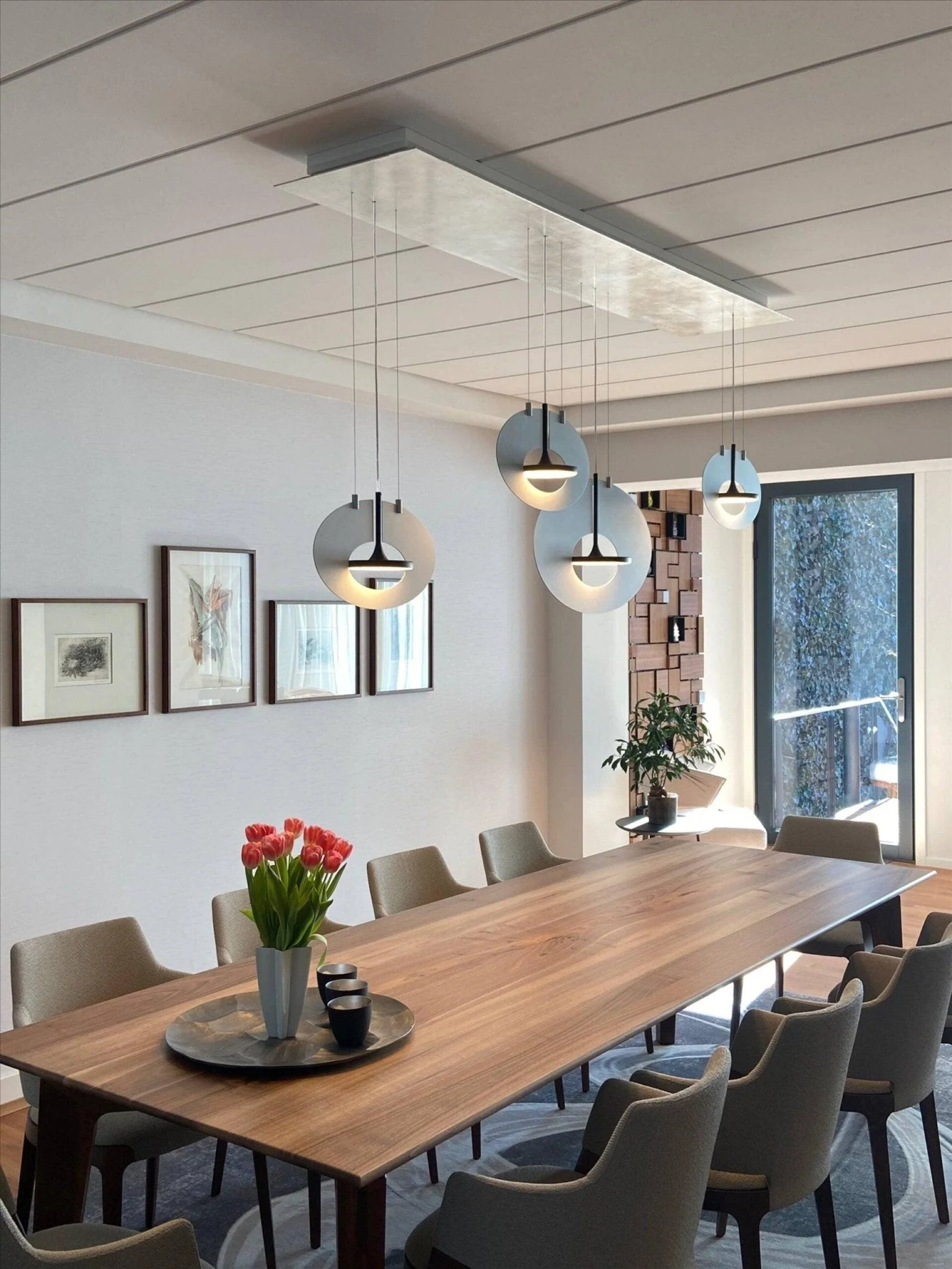 Solara Pendant Lamp Oval Ring Geometric - Image 13