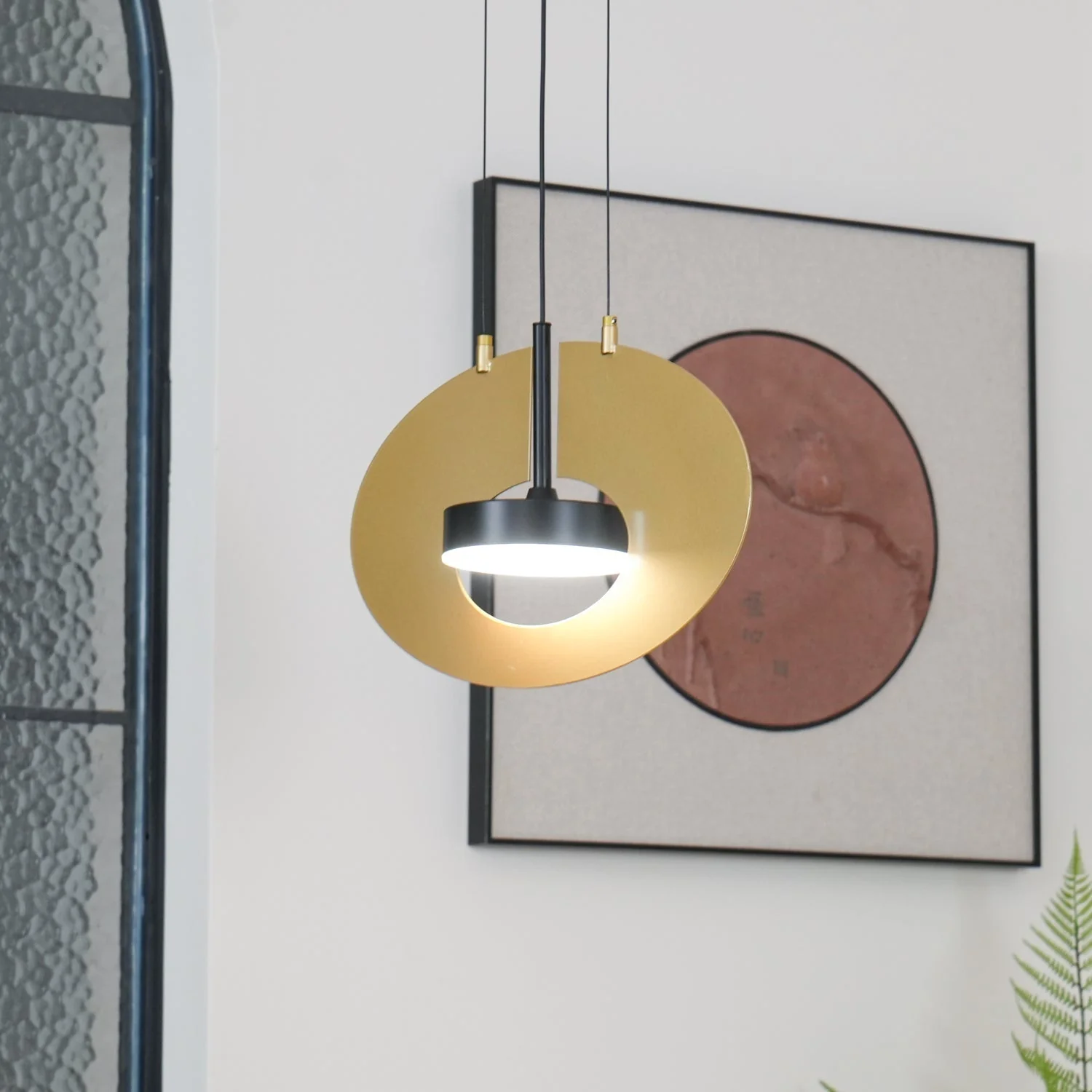 Solara Pendant Lamp Oval Ring Geometric - Image 27