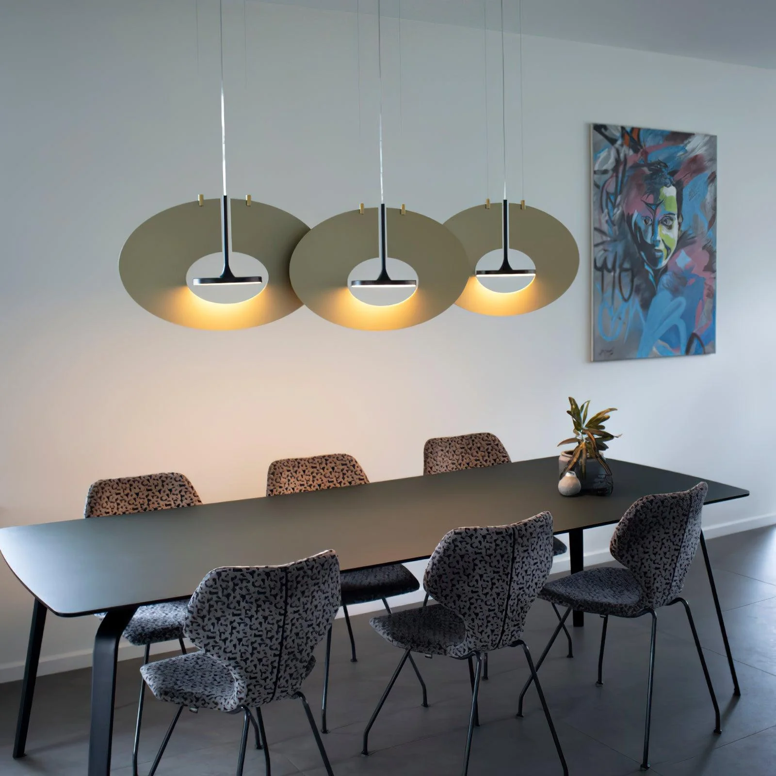 Solara Pendant Lamp Oval Ring Geometric - Image 34