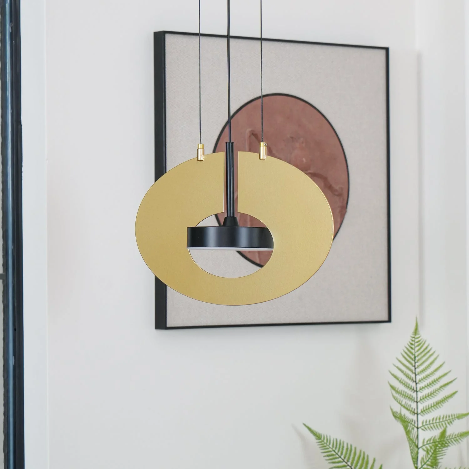 Solara Pendant Lamp Oval Ring Geometric - Image 35