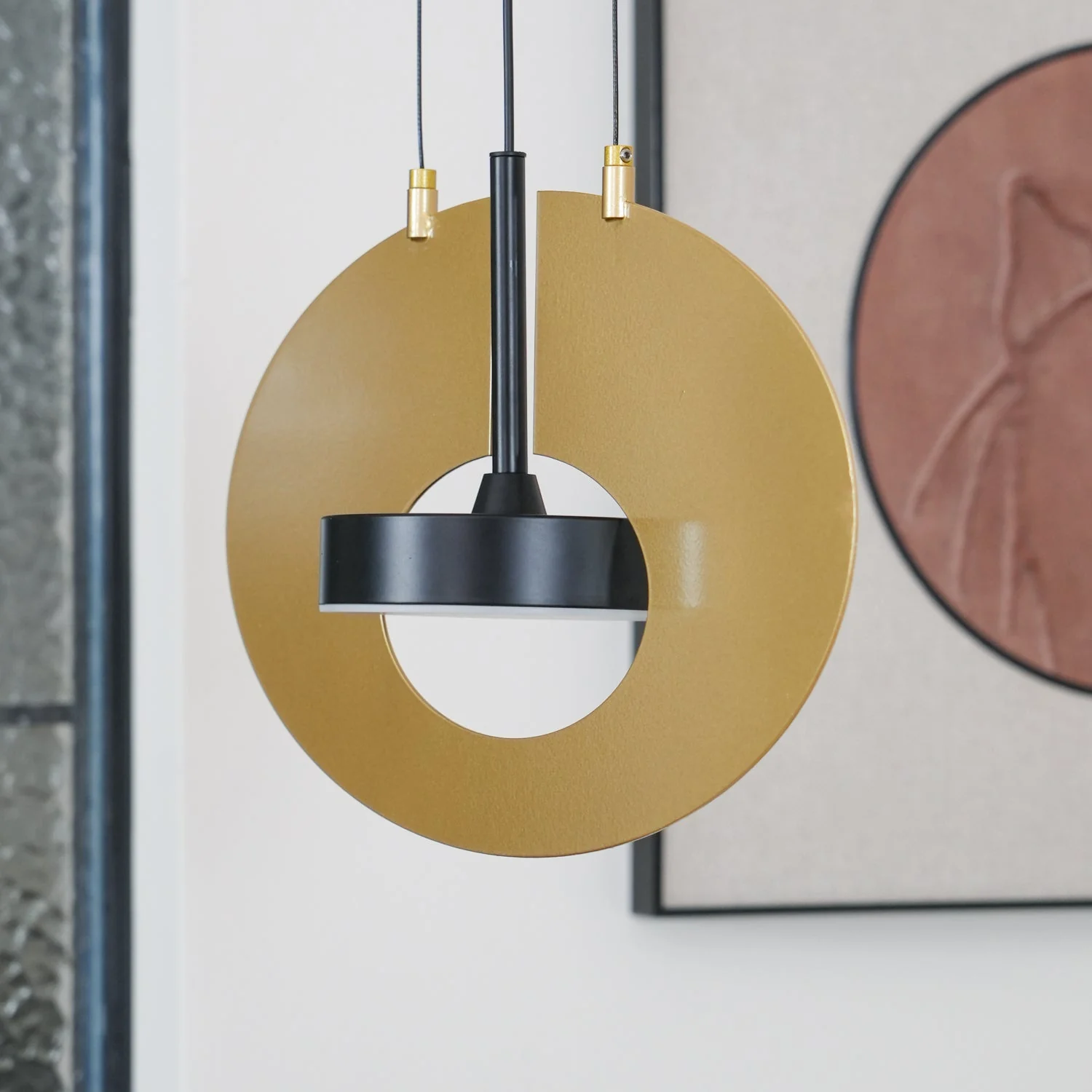 Solara Pendant Lamp Oval Ring Geometric - Image 36