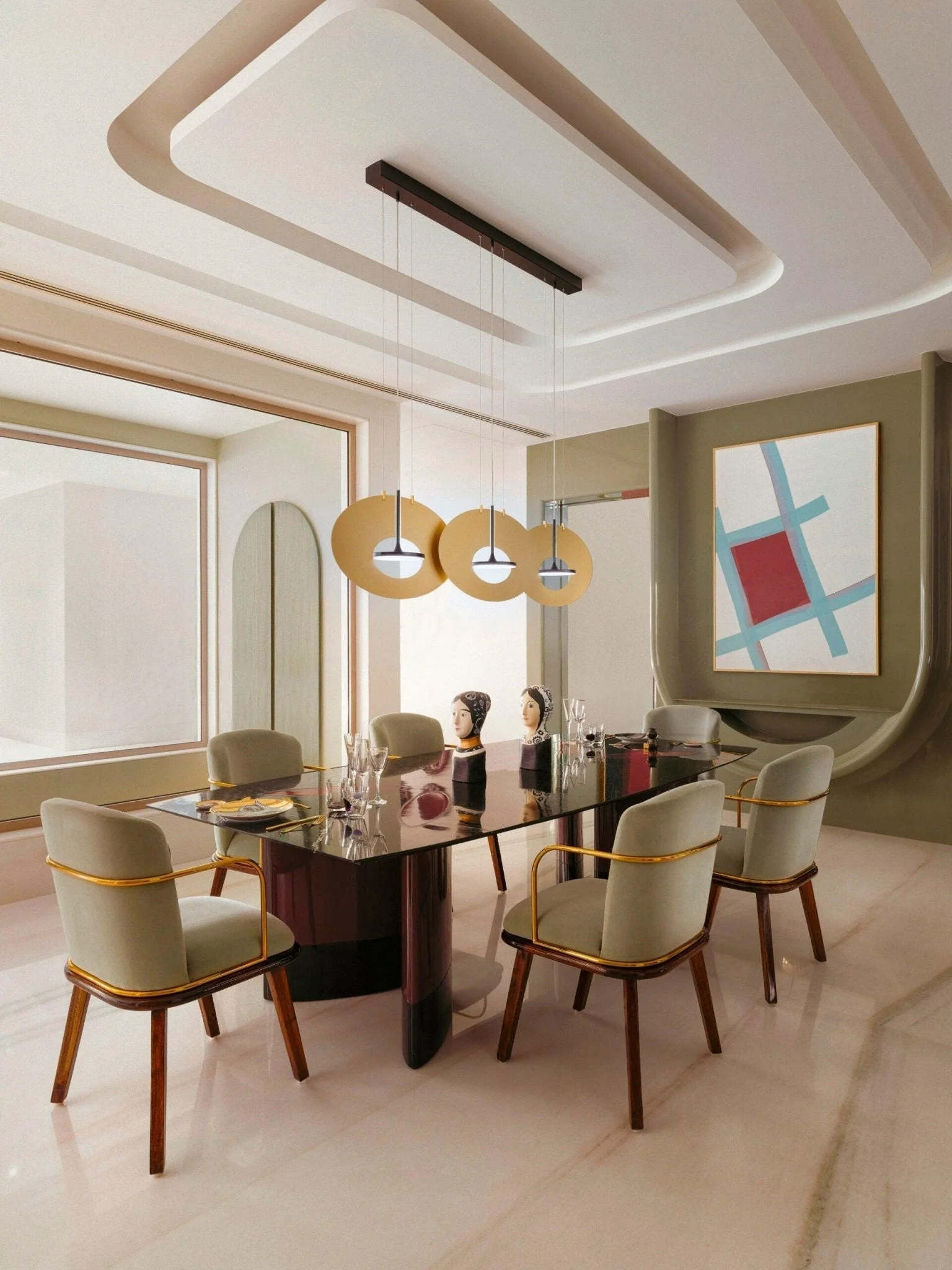 Solara Pendant Lamp Oval Ring Geometric - Image 8