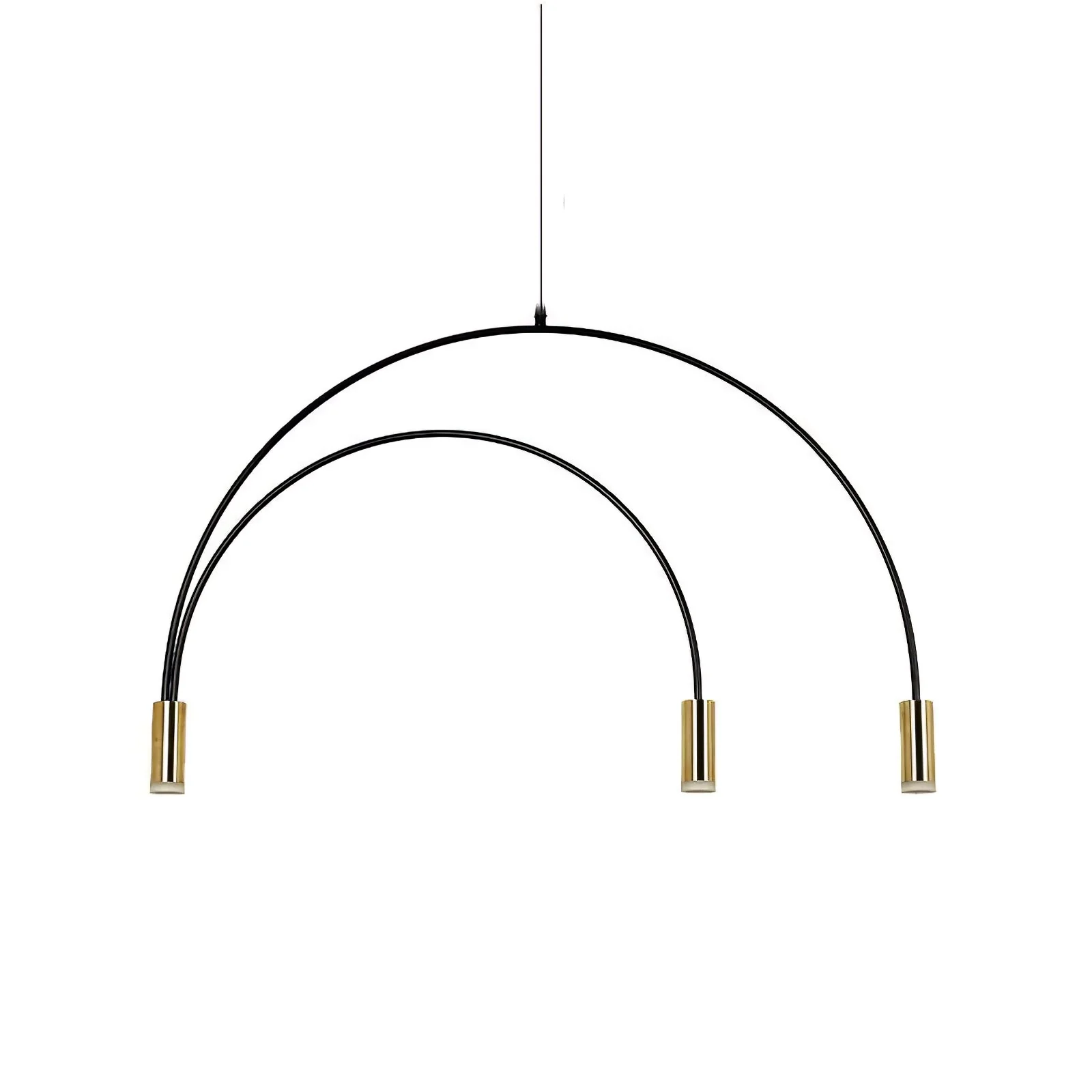Solara Pendant Lamp Overlapping Cylinder Minimalist Dining Room - Image 39