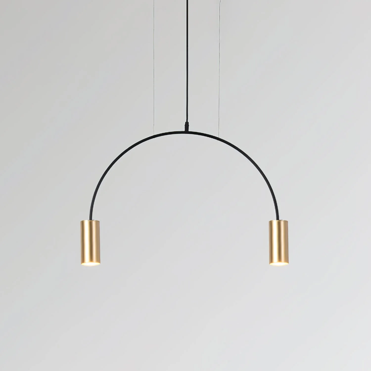 Solara Pendant Lamp Overlapping Cylinder Minimalist Dining Room - Image 51
