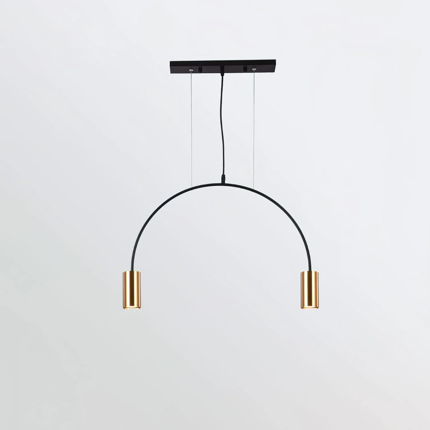Solara Pendant Lamp Overlapping Cylinder Minimalist Dining Room - Image 82