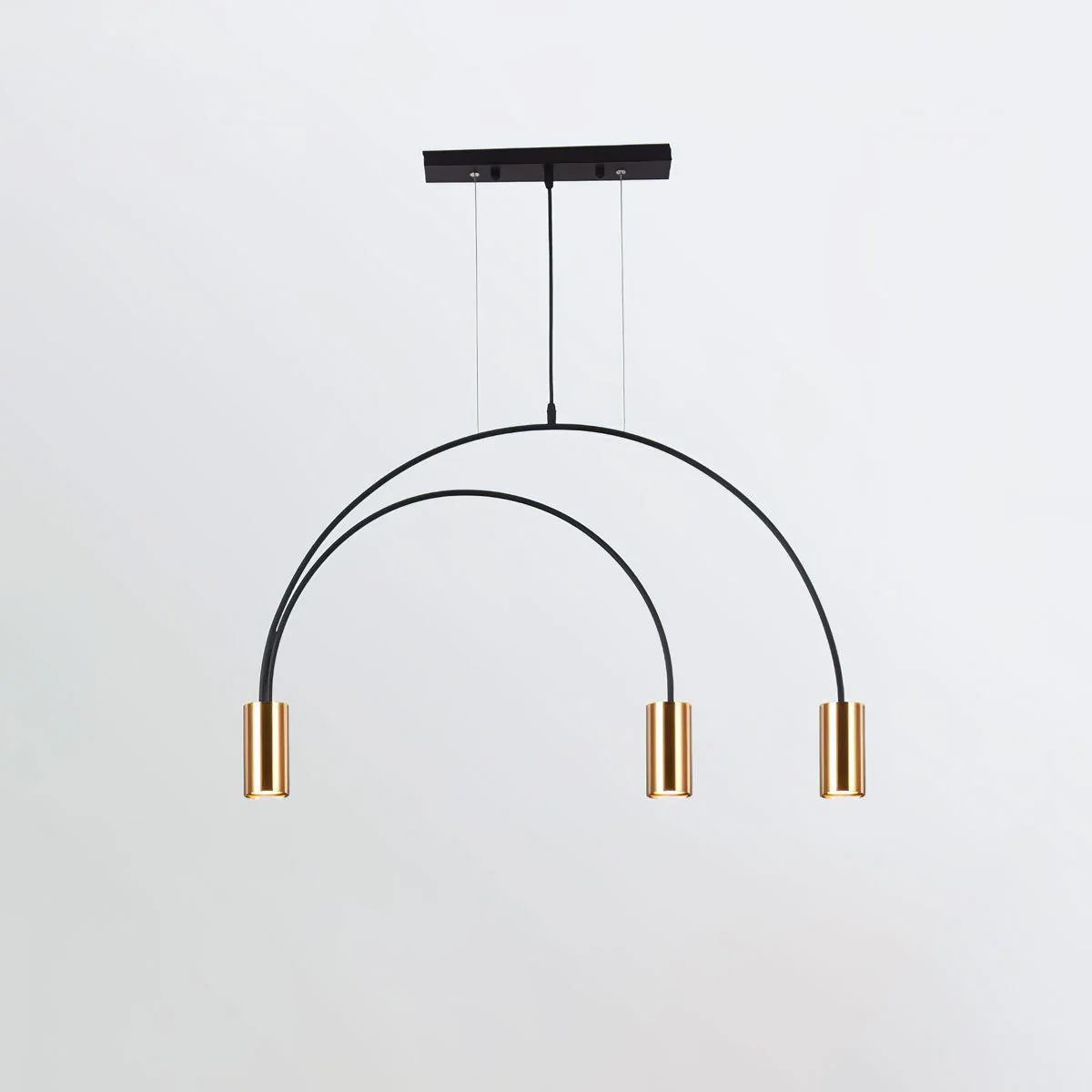 Solara Pendant Lamp Overlapping Cylinder Minimalist Dining Room - Image 84