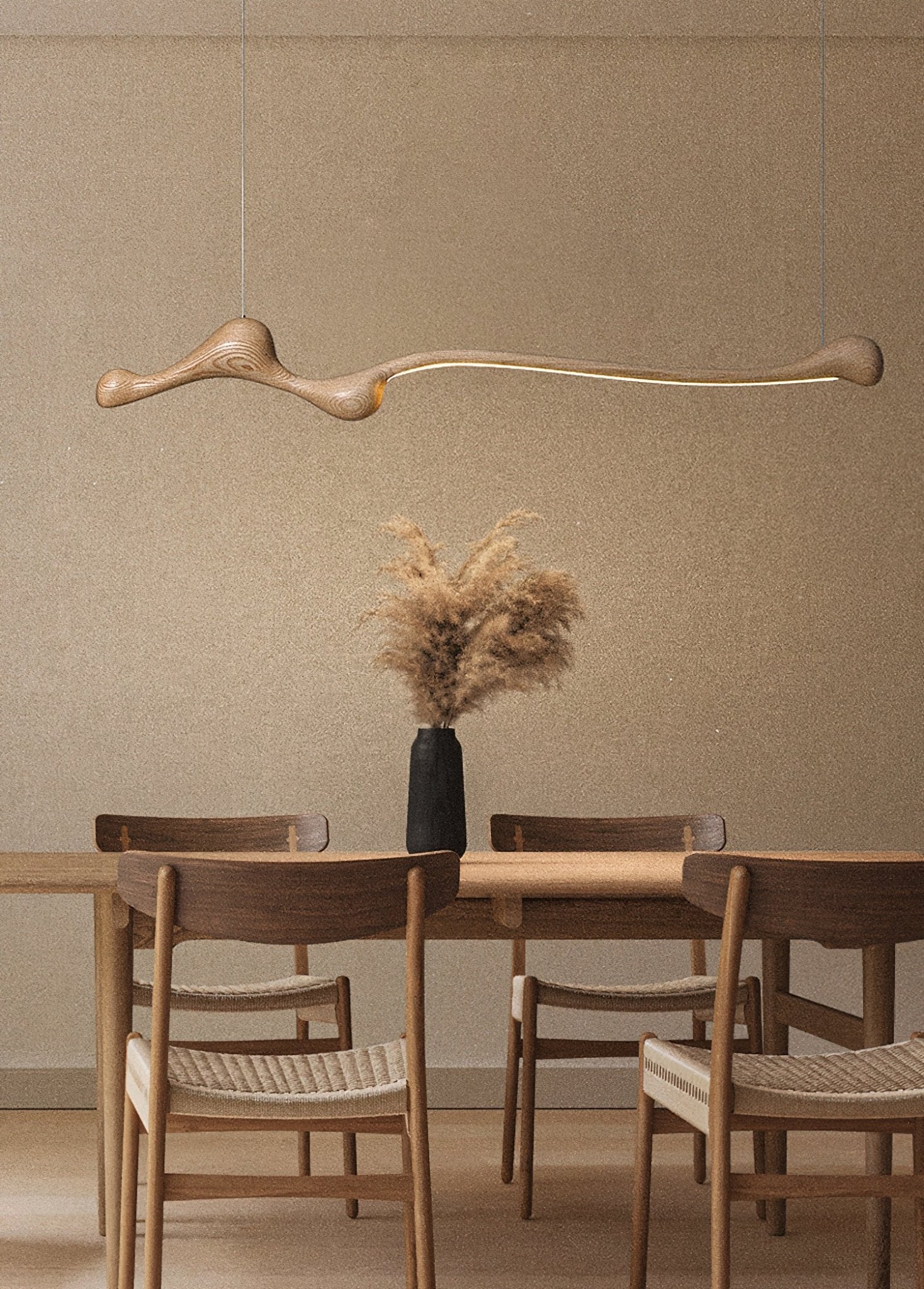 Solarace Wood Retro Pendant Lamp - Image 16