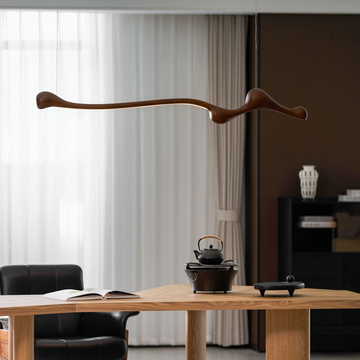 Solarace Wood Retro Pendant Lamp - Image 35
