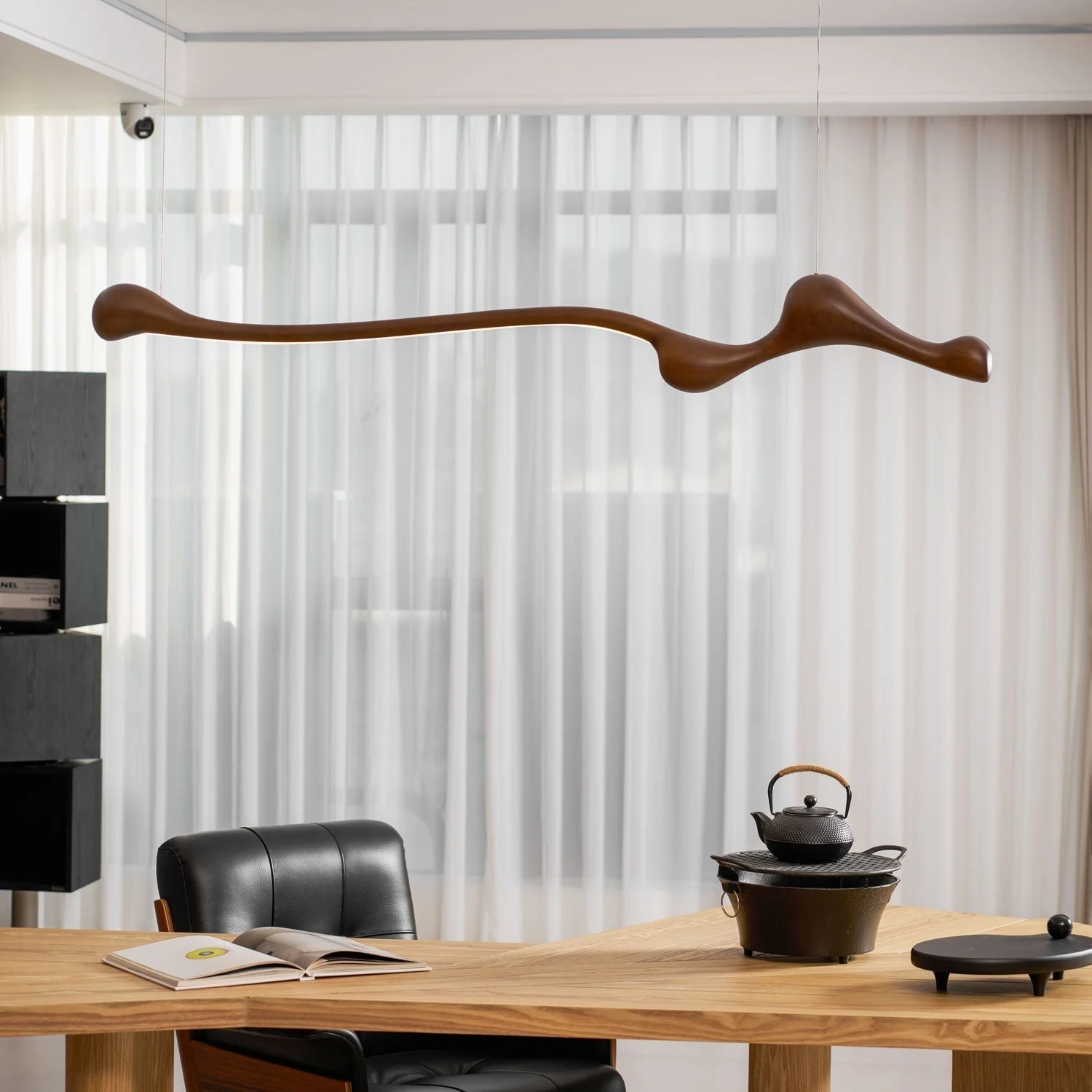 Solarace Wood Retro Pendant Lamp - Image 36