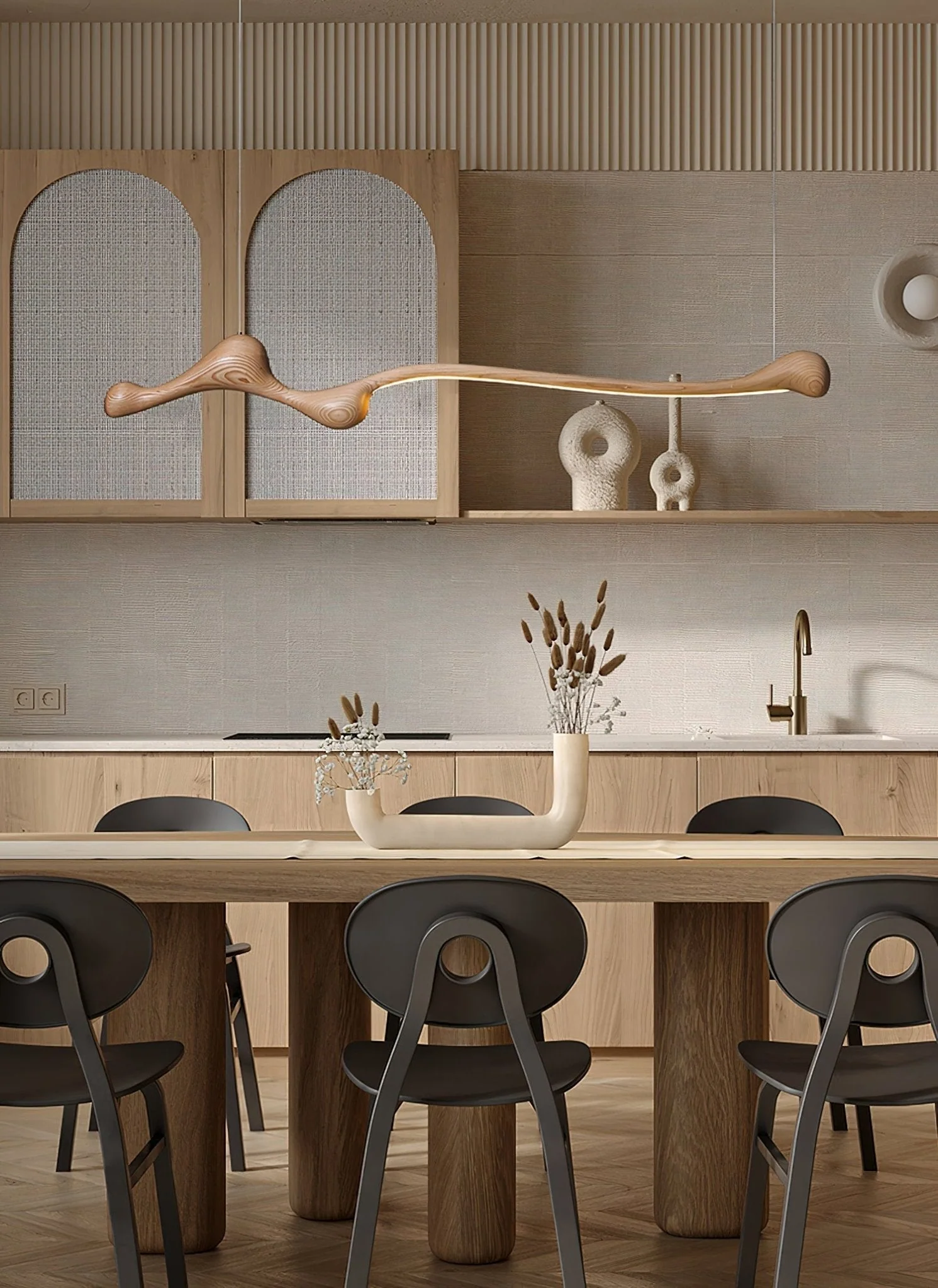 Solarace Wood Retro Pendant Lamp - Image 40