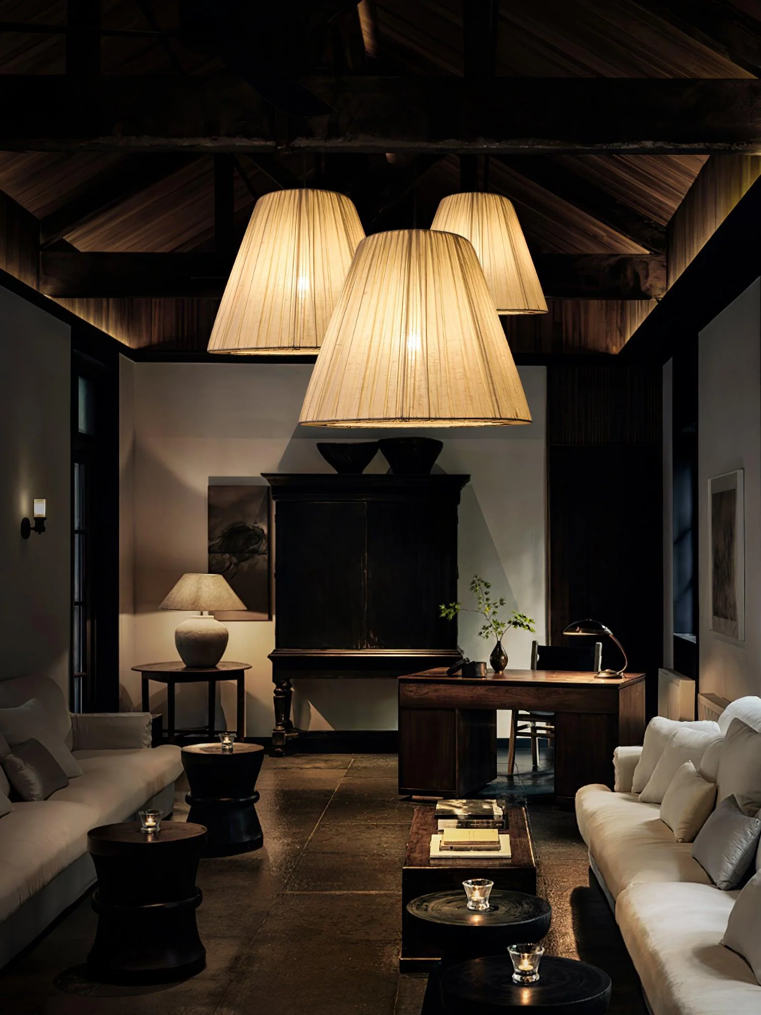 Solarant Fabric Retro Pendant Lamp - Image 10