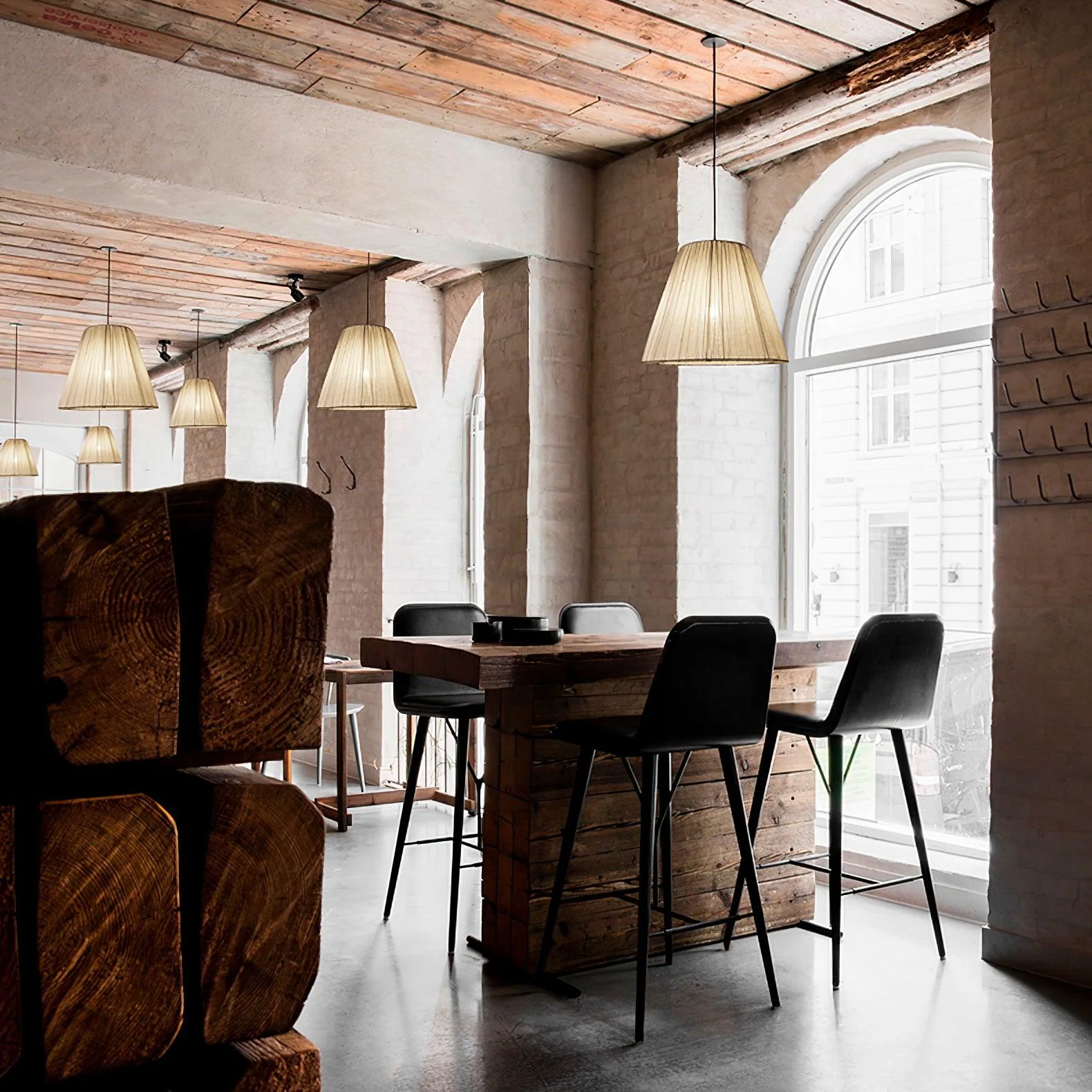 Solarant Fabric Retro Pendant Lamp - Image 19