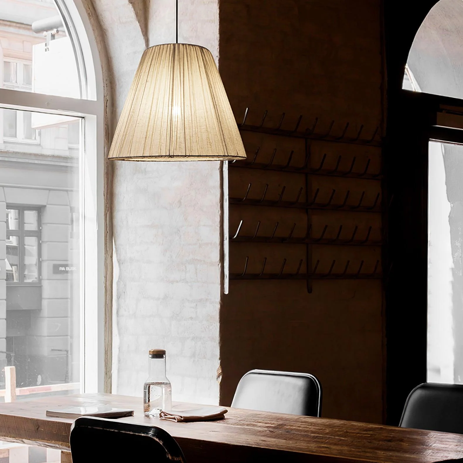 Solarant Fabric Retro Pendant Lamp - Image 8