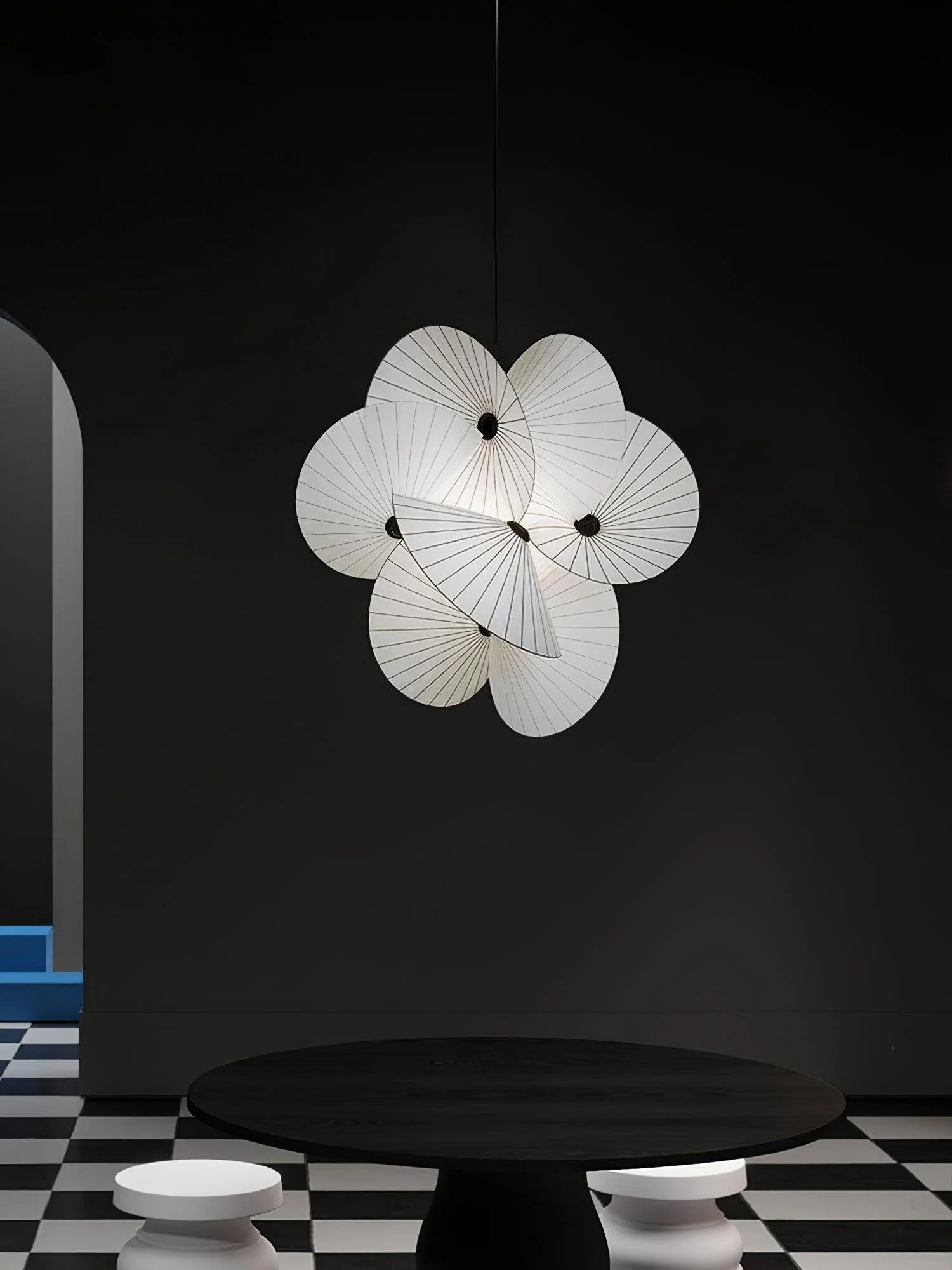 Solarare Fabric Artistic Pendant Light - Image 12