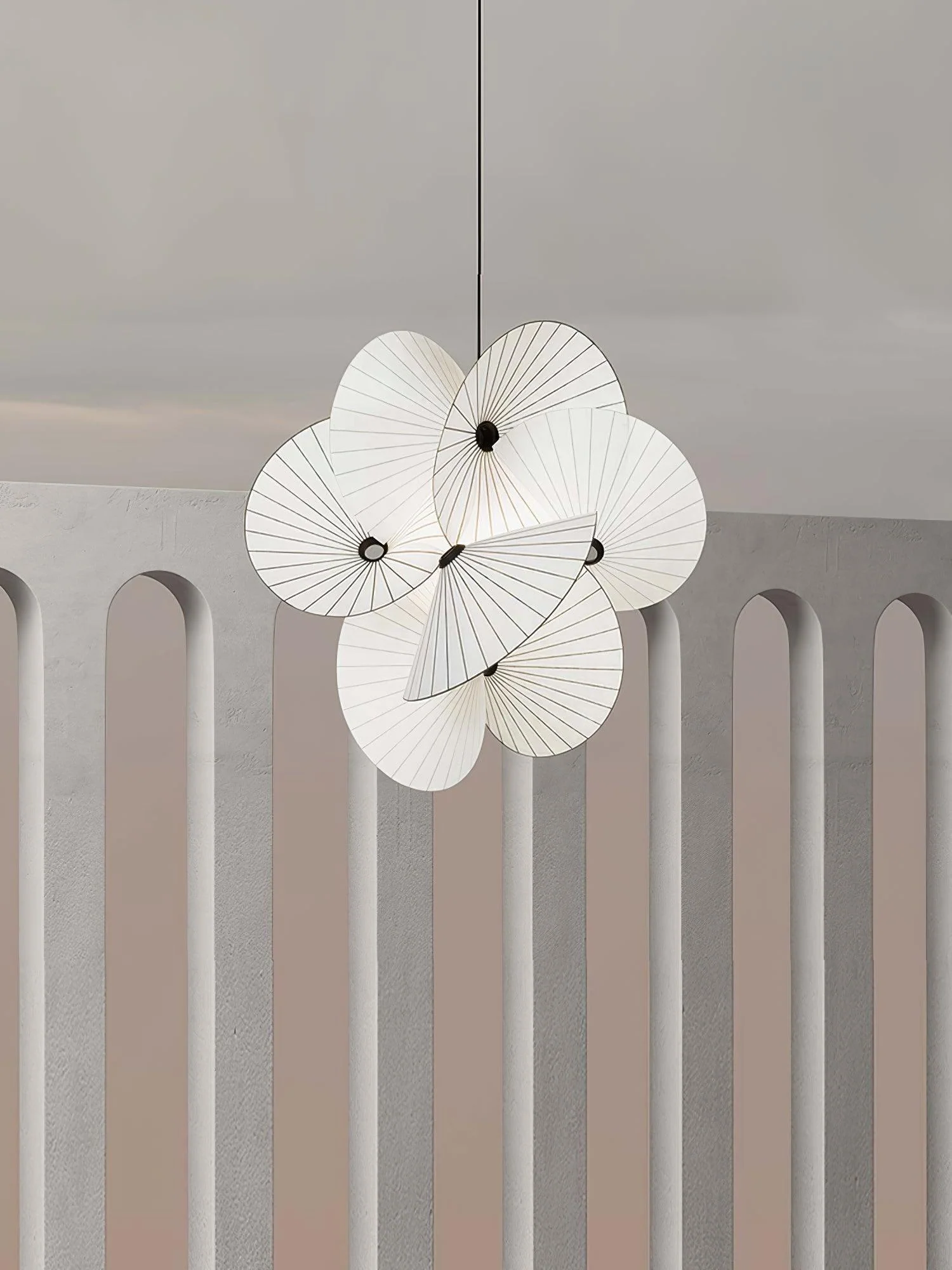 Solarare Fabric Artistic Pendant Light - Image 15