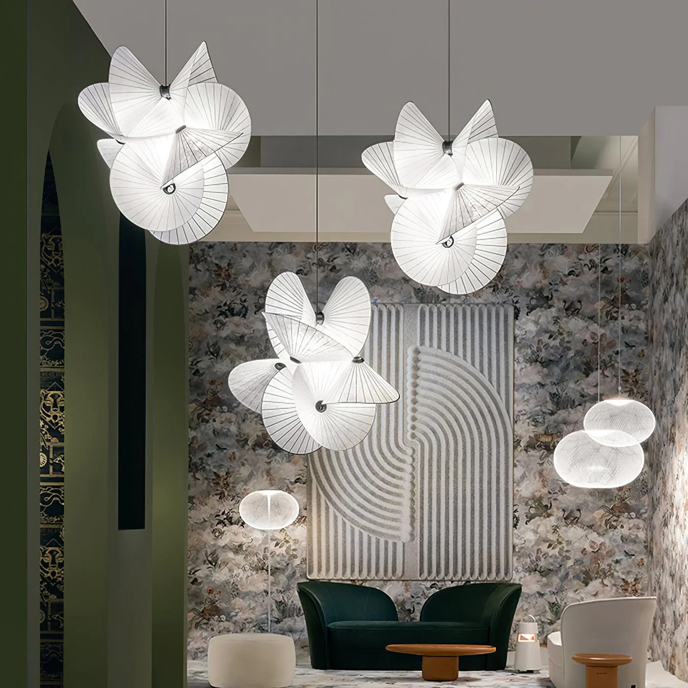 Solarare Fabric Artistic Pendant Light - Image 16