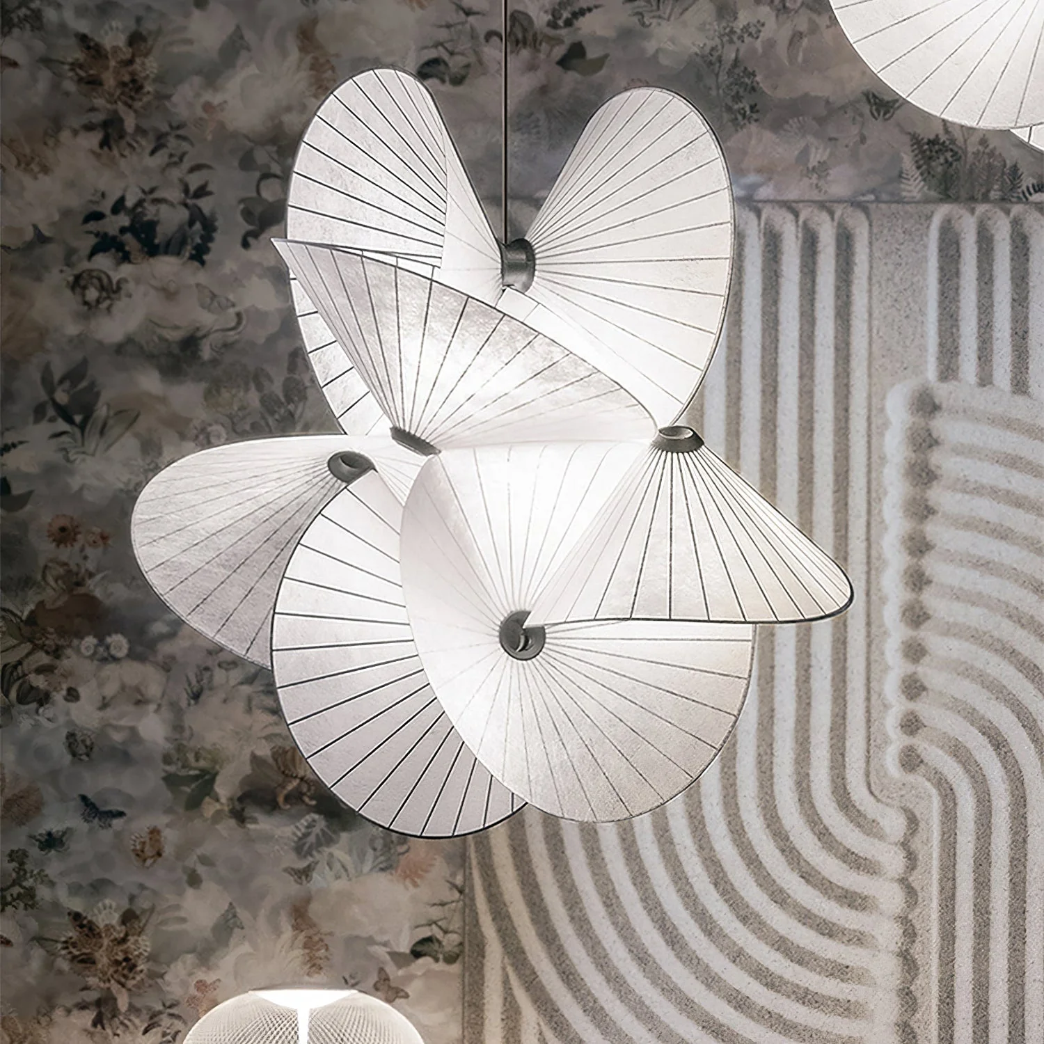 Solarare Fabric Artistic Pendant Light - Image 25