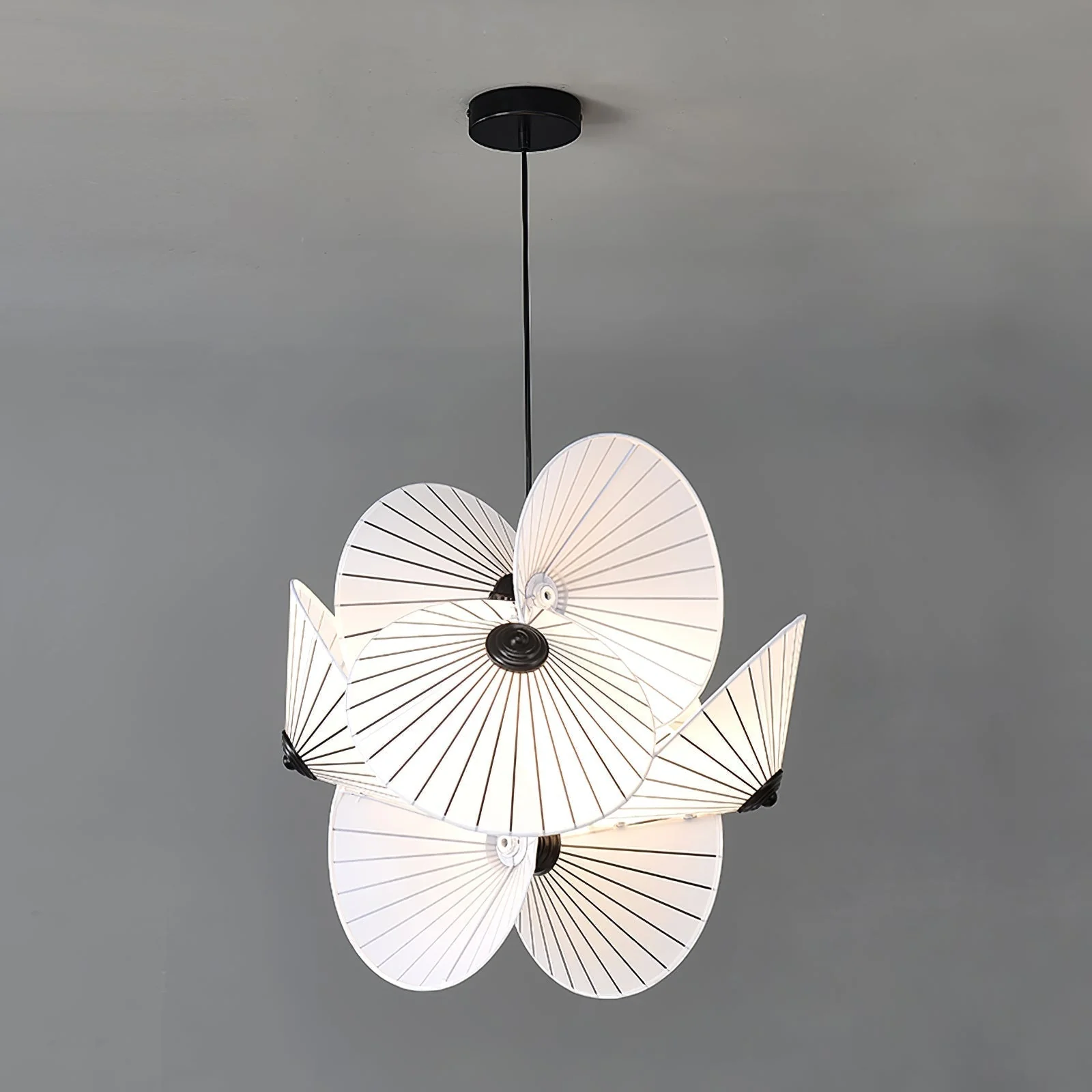 Solarare Fabric Artistic Pendant Light - Image 9