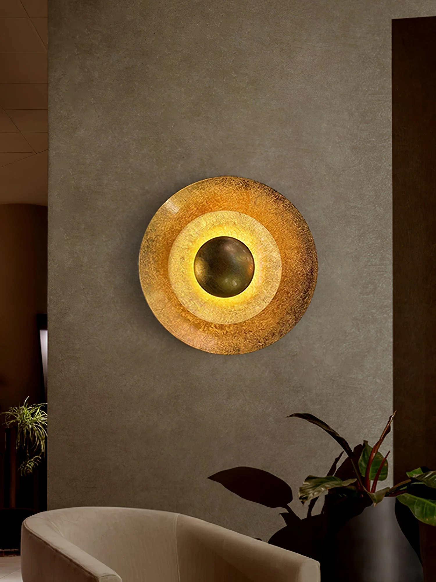 Solaris Vintage foil Wall Lamp - Image 3