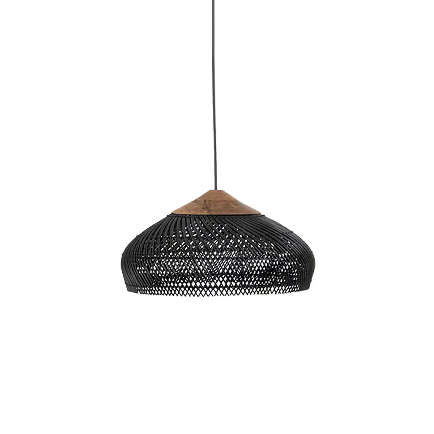 Solavn Rattan Wood Pendant Lamp - Image 108