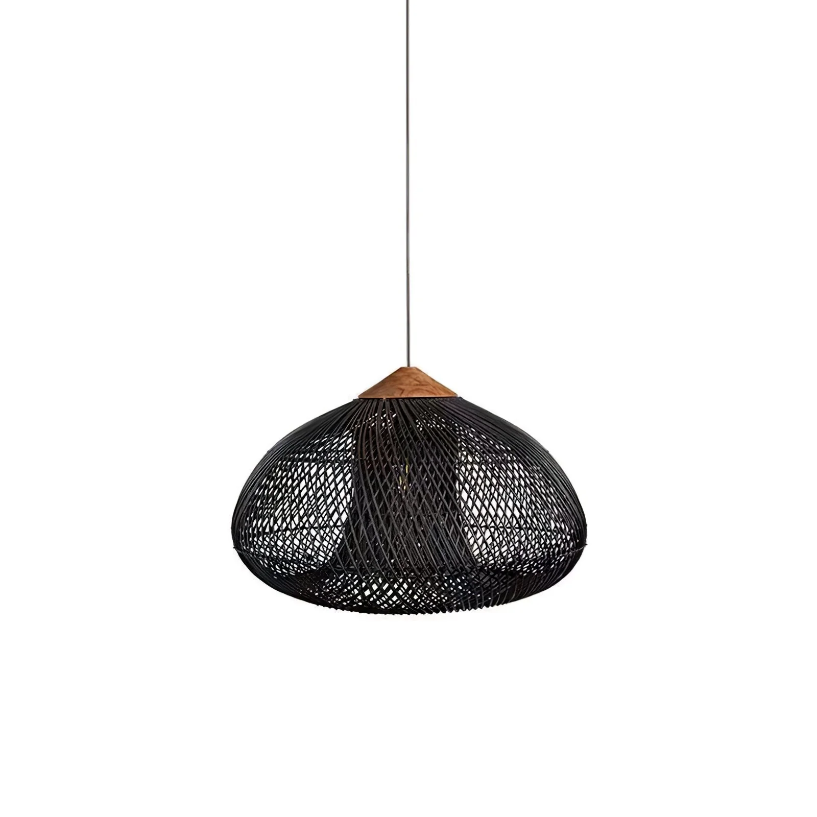 Solavn Rattan Wood Pendant Lamp - Image 53