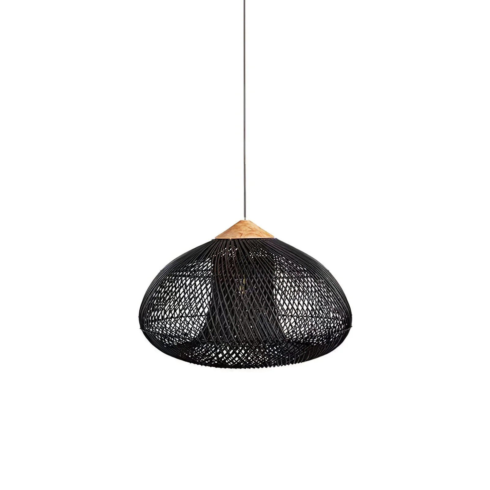 Solavn Rattan Wood Pendant Lamp - Image 64