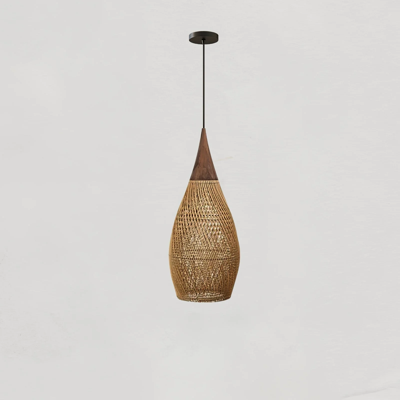 Solavn Rattan Wood Pendant Lamp - Image 76