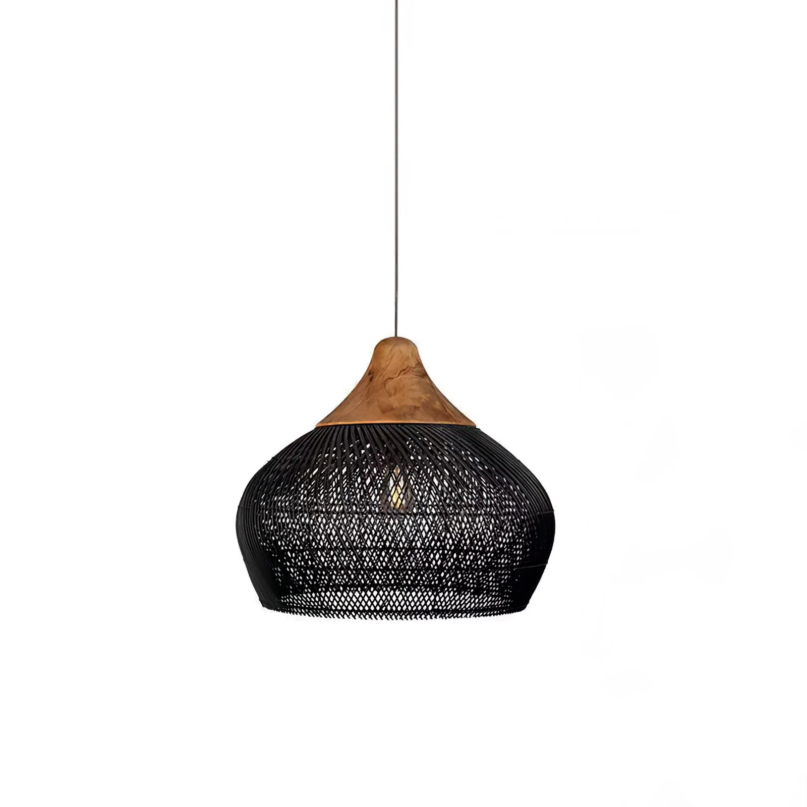 Solavn Rattan Wood Pendant Lamp - Image 95
