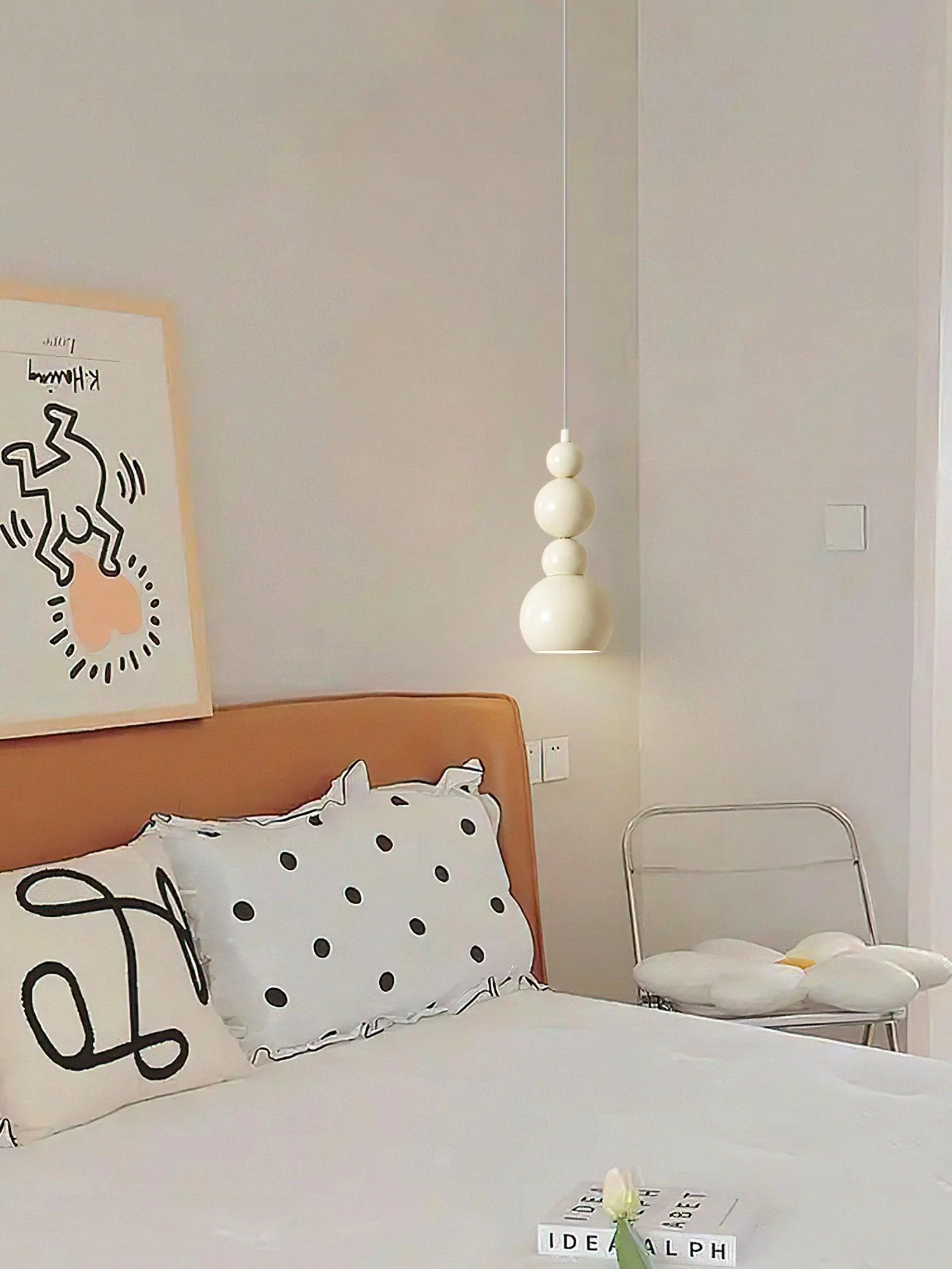 Solena Beige Artistic Pendant Lights - Image 8