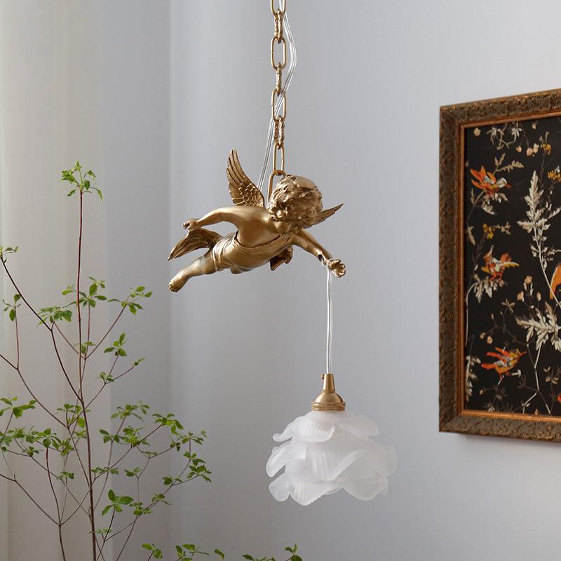 Solene Brass Light Luxury Pendant Light - Image 12