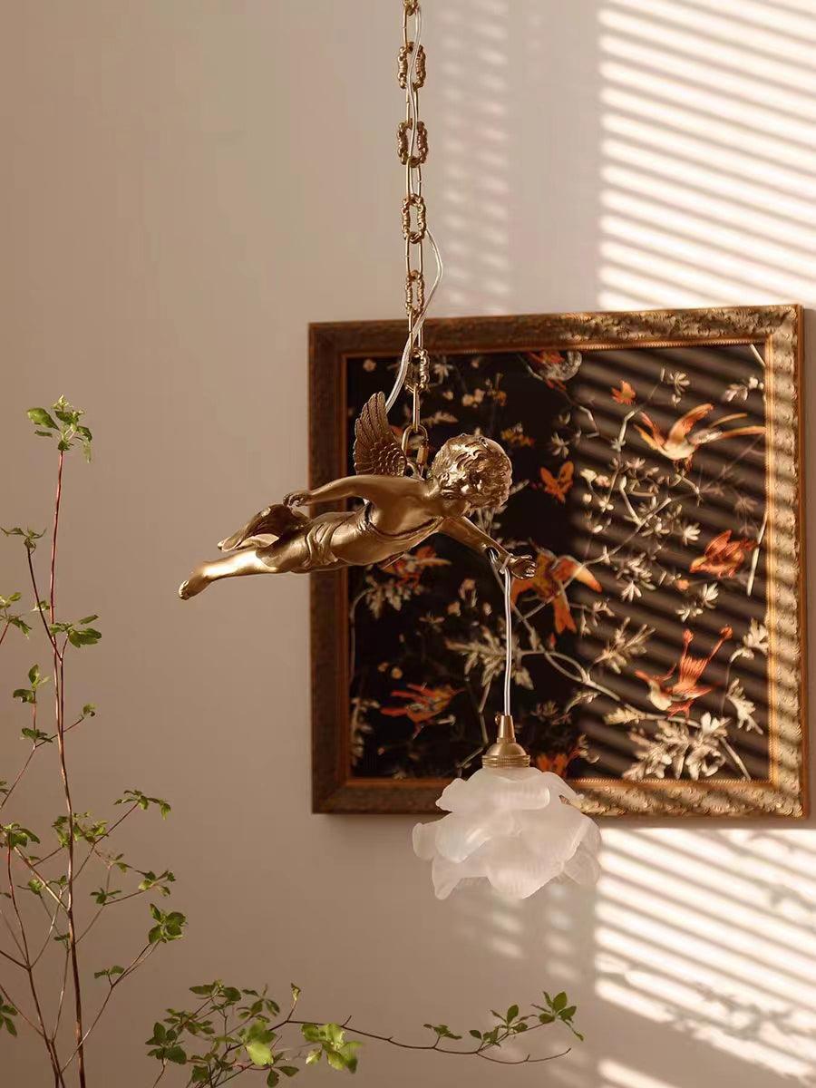 Solene Brass Light Luxury Pendant Light - Image 18
