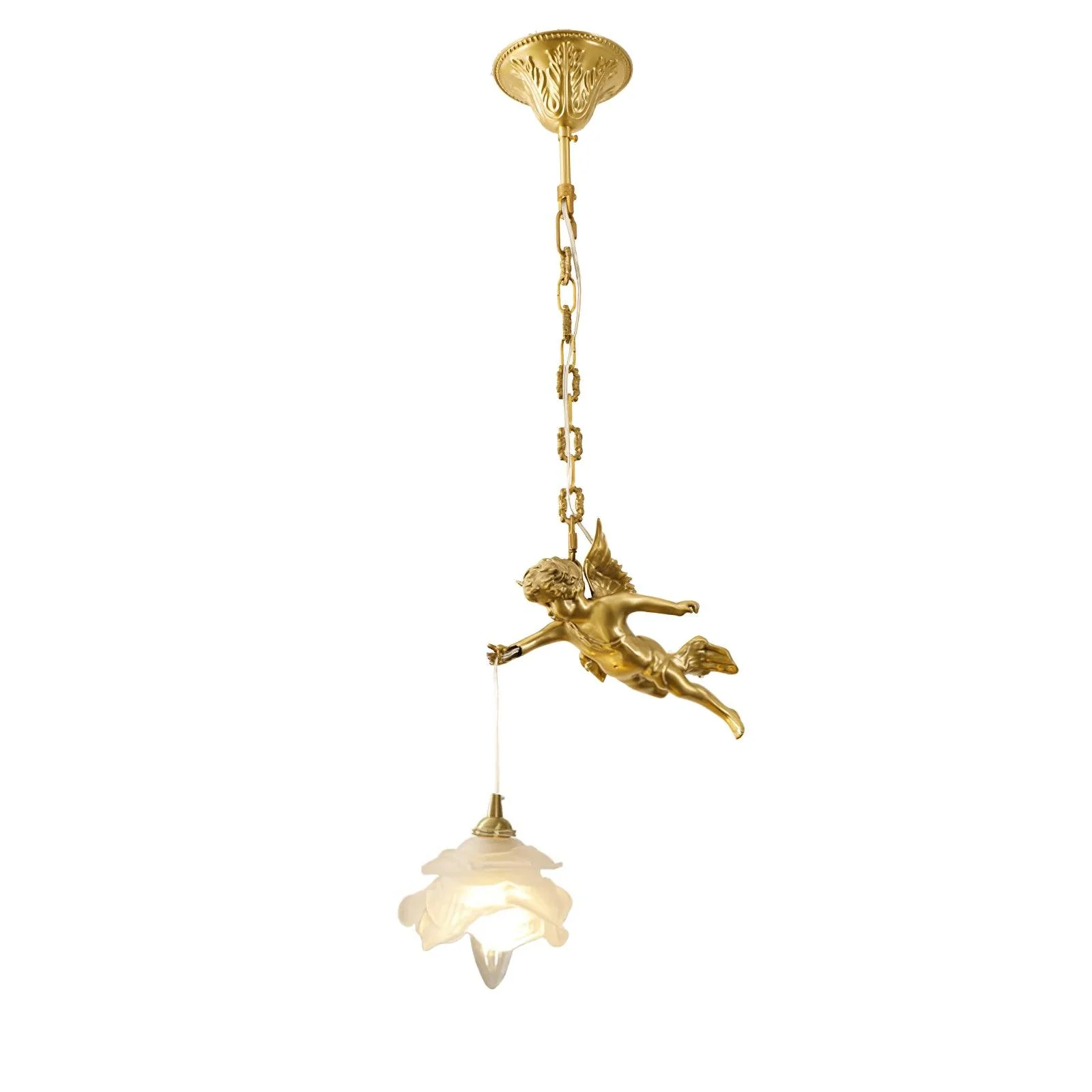 Solene Brass Light Luxury Pendant Light - Image 22