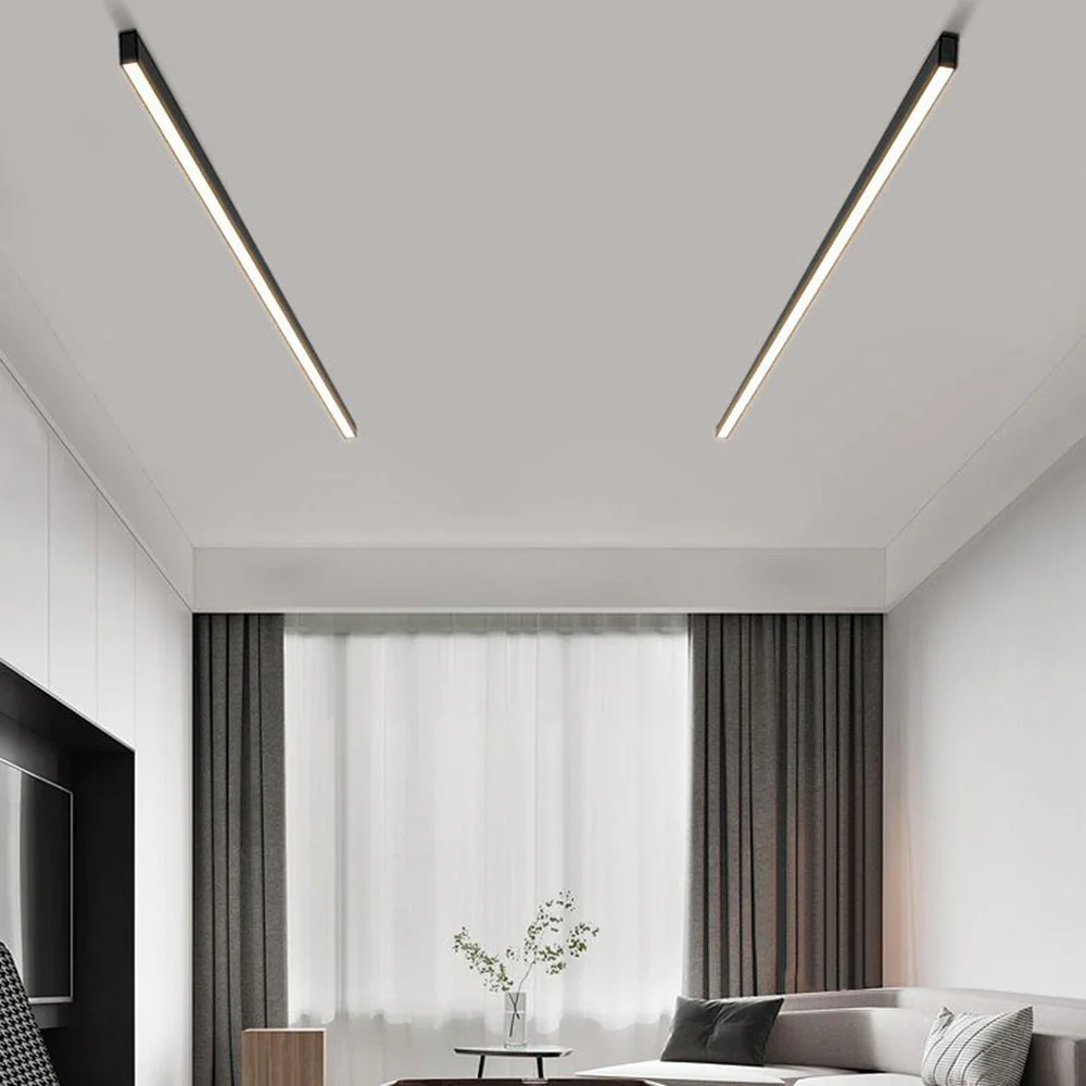 Solin Linear Black Ceiling Light/Wall Light - Image 3