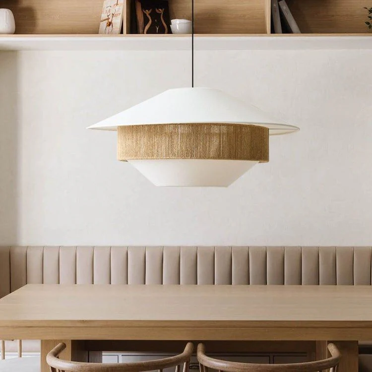 Solis Modern Fabric Pendant Lamp - Image 15