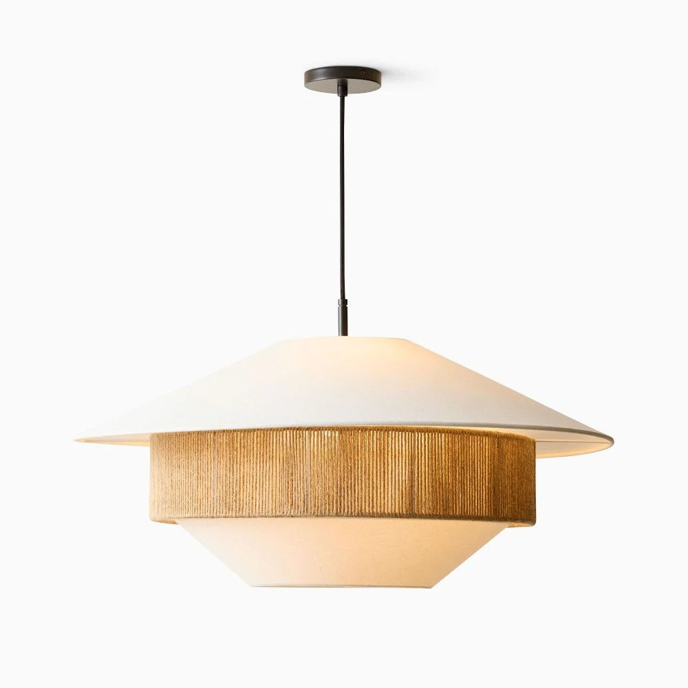 Solis Modern Fabric Pendant Lamp - Image 4