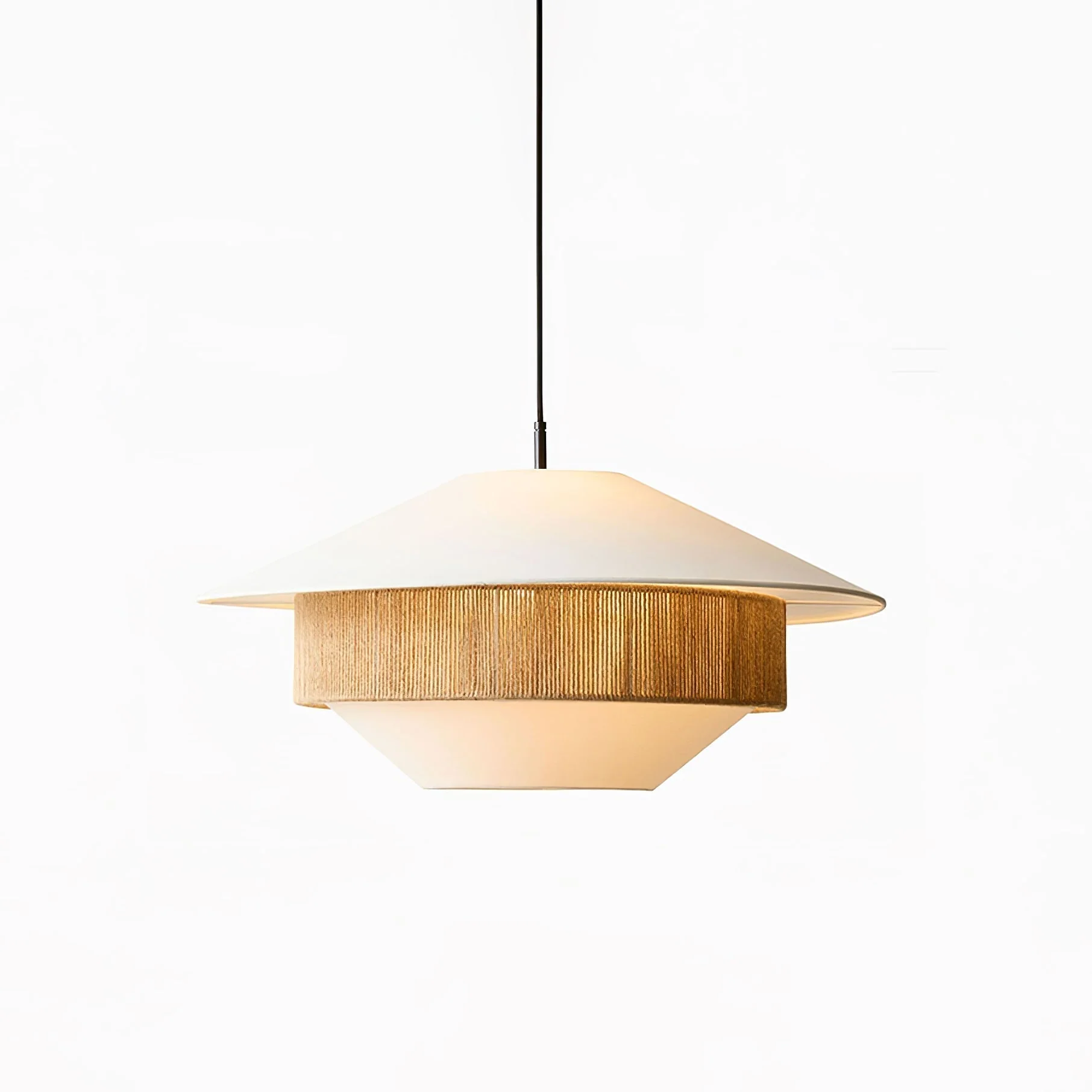 Solis Modern Fabric Pendant Lamp - Image 5