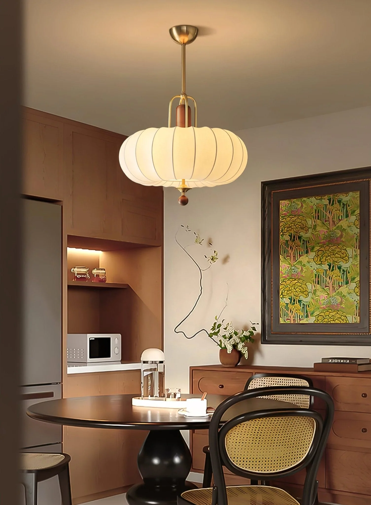 Solis Retro Gold Pendant Lamp - Image 12