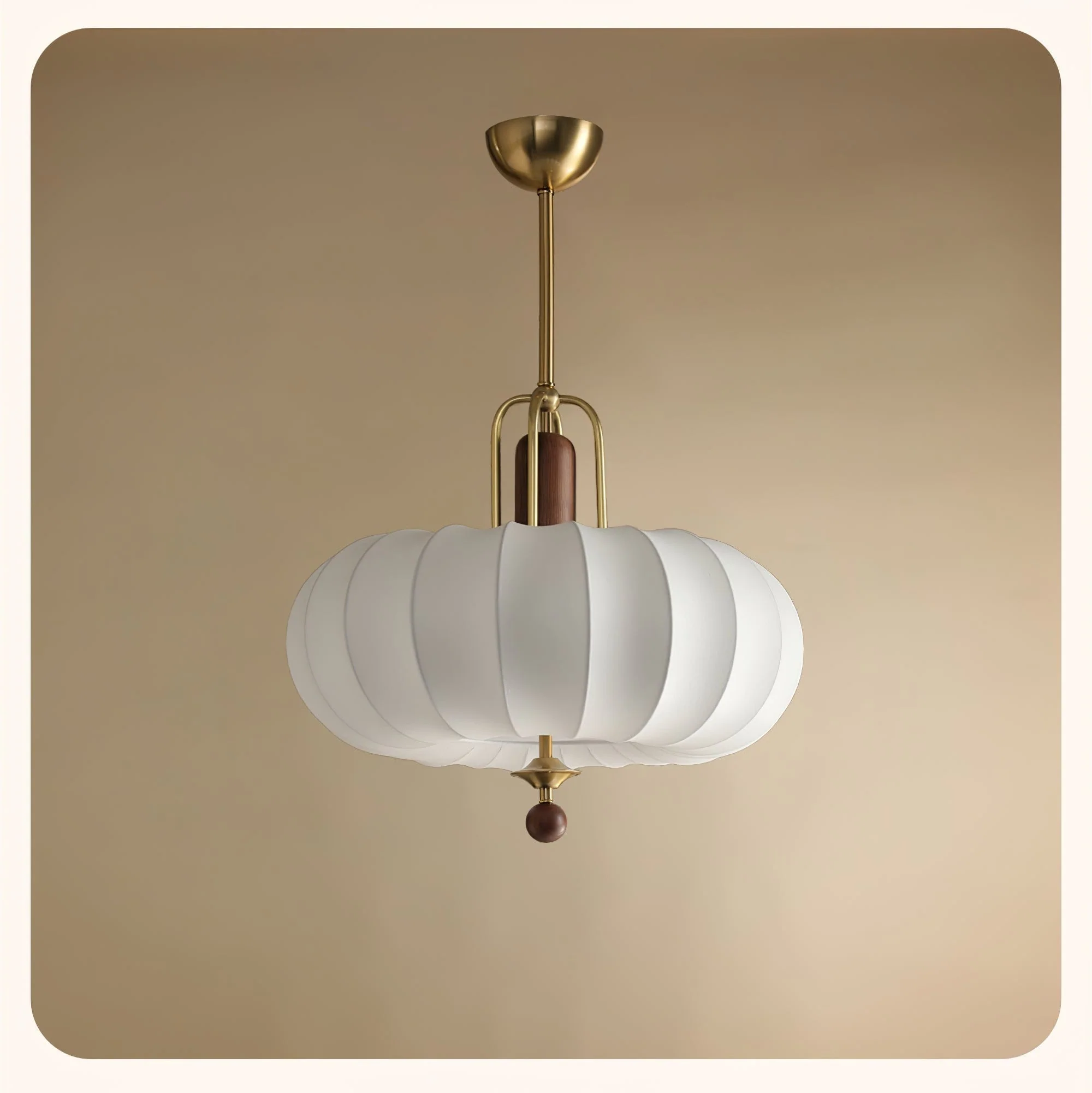 Solis Retro Gold Pendant Lamp - Image 3