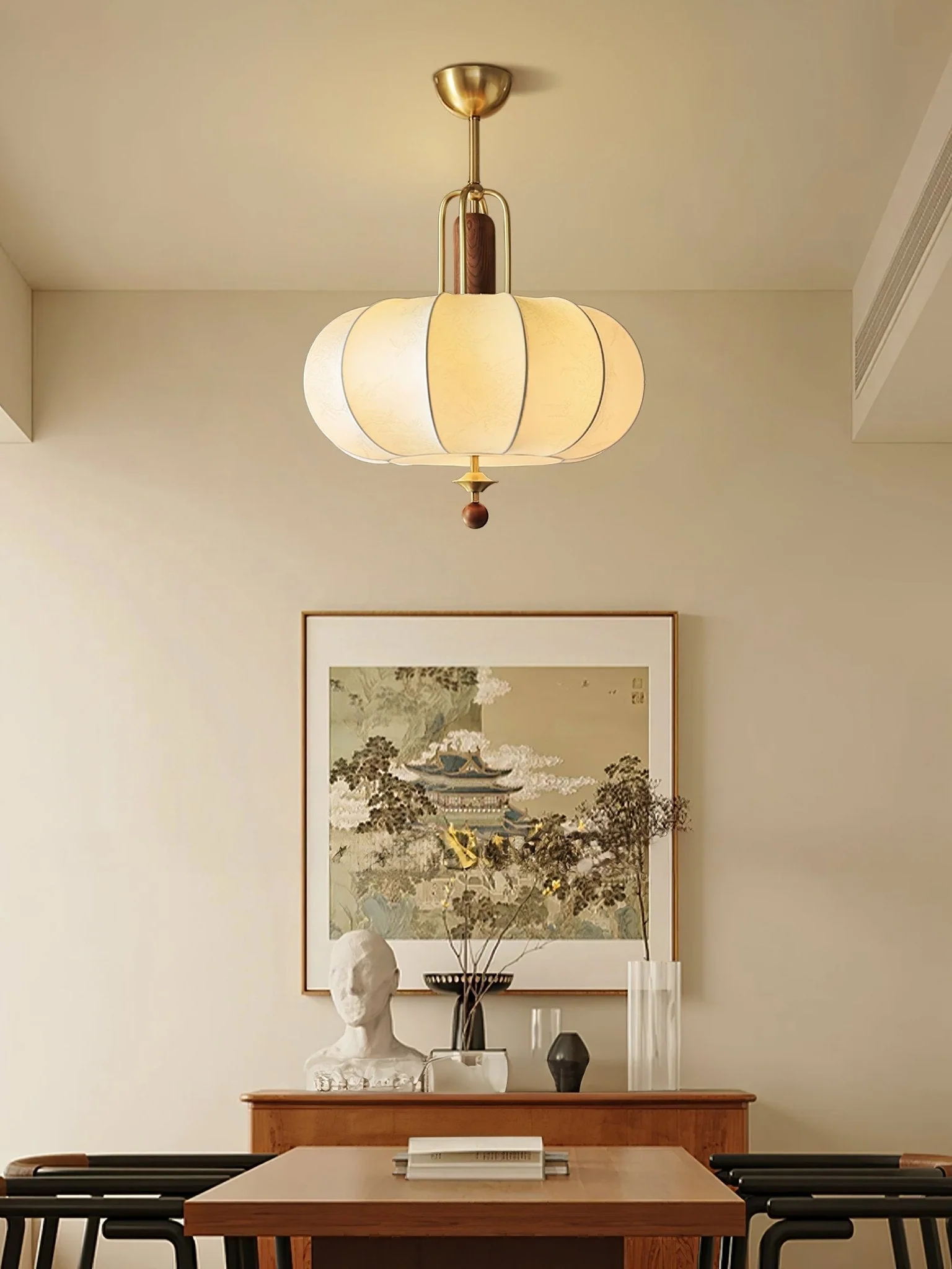 Solis Retro Gold Pendant Lamp - Image 6
