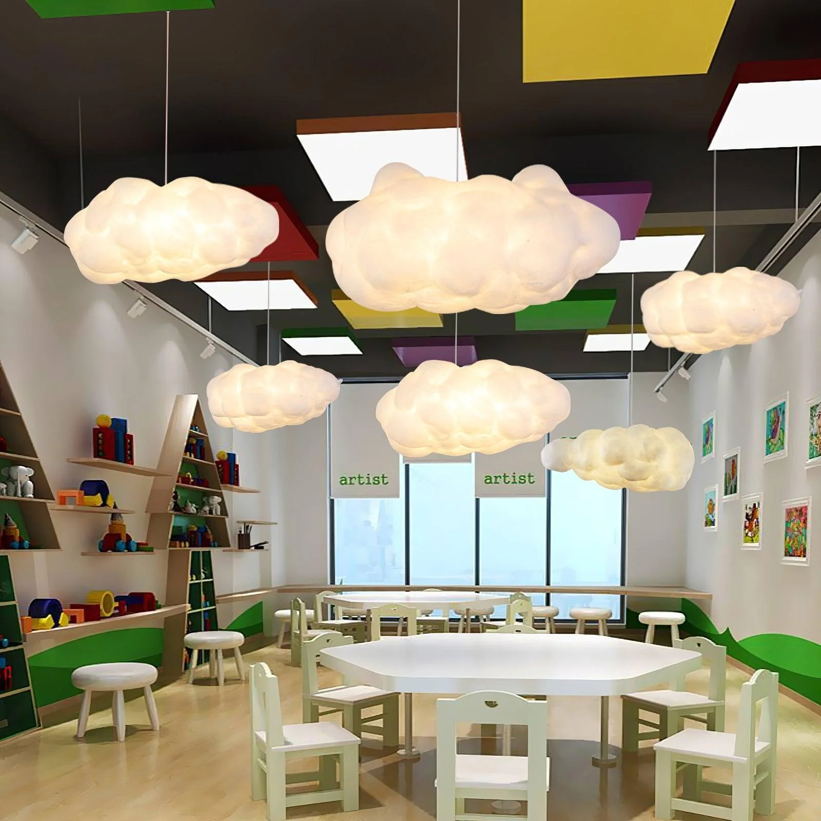 Solisce Fiber Silk Pendant Light - Image 4
