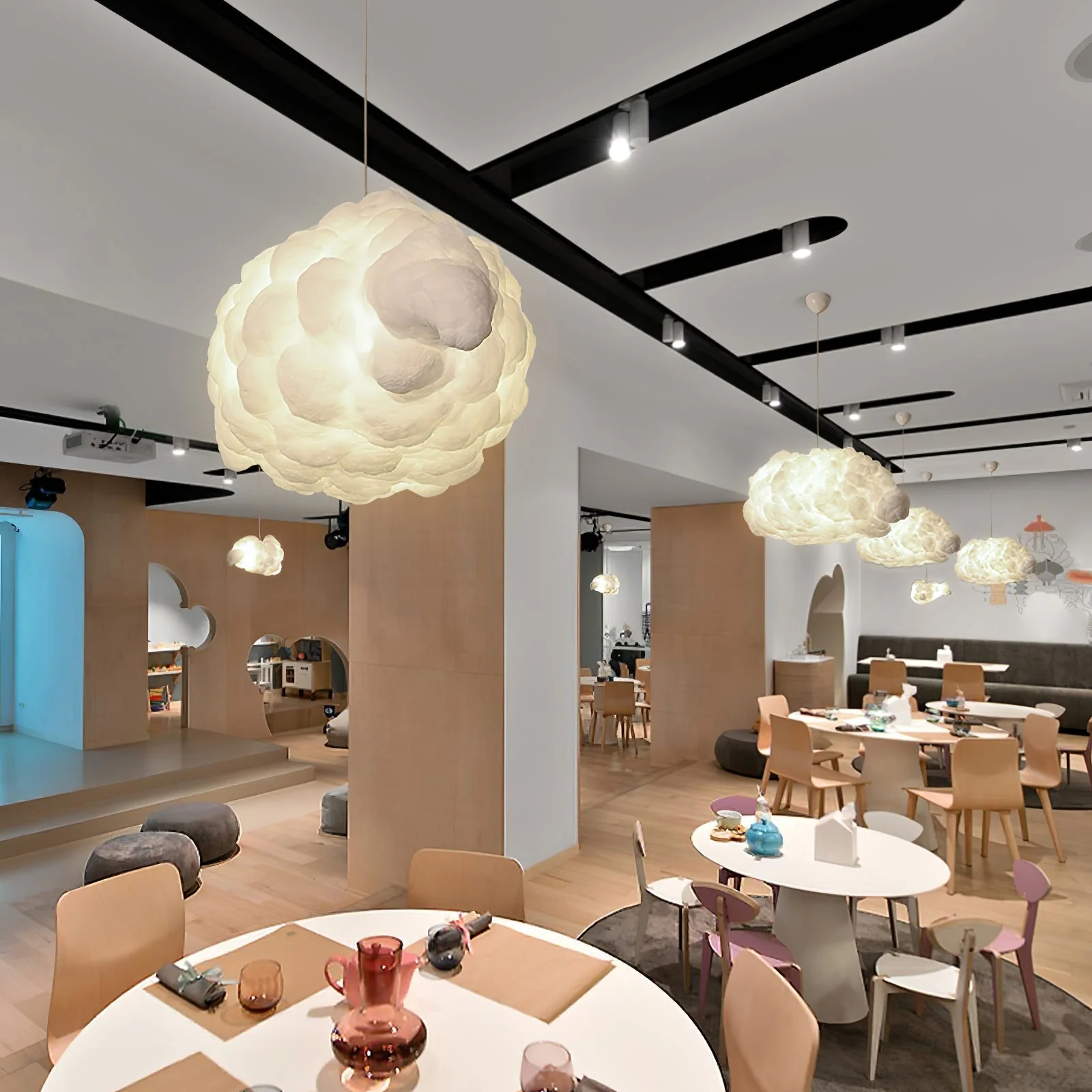 Solisce Fiber Silk Pendant Light - Image 40