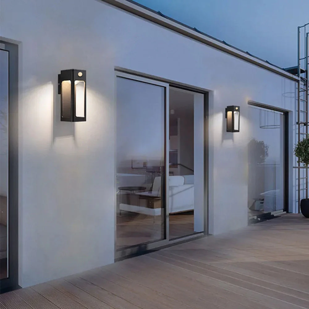 Solith Modern Waterproof Minimalist Geometric Outdoor Wall Light - Image 8