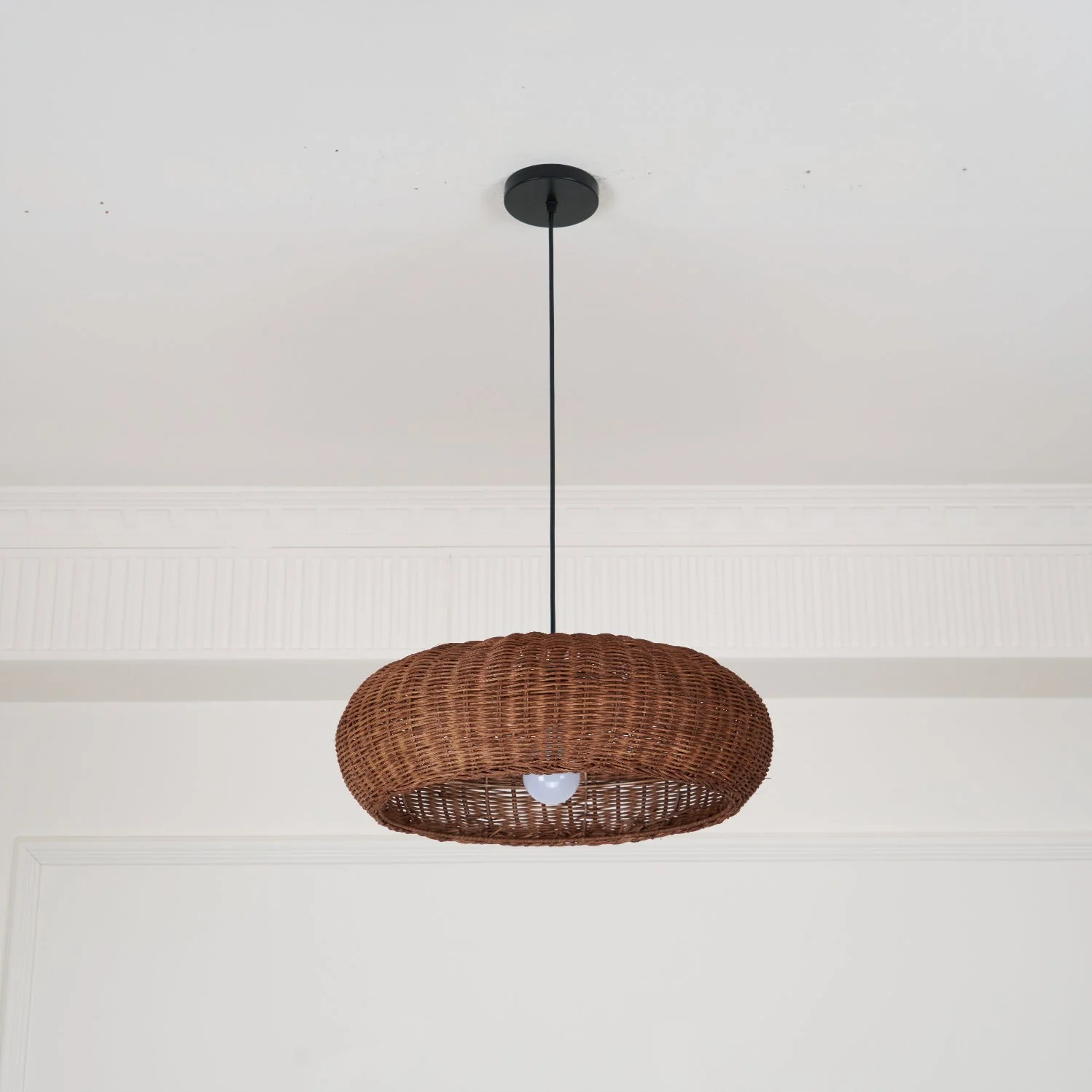 Solvice Vintage Rattan Pendant Lamp - Image 27