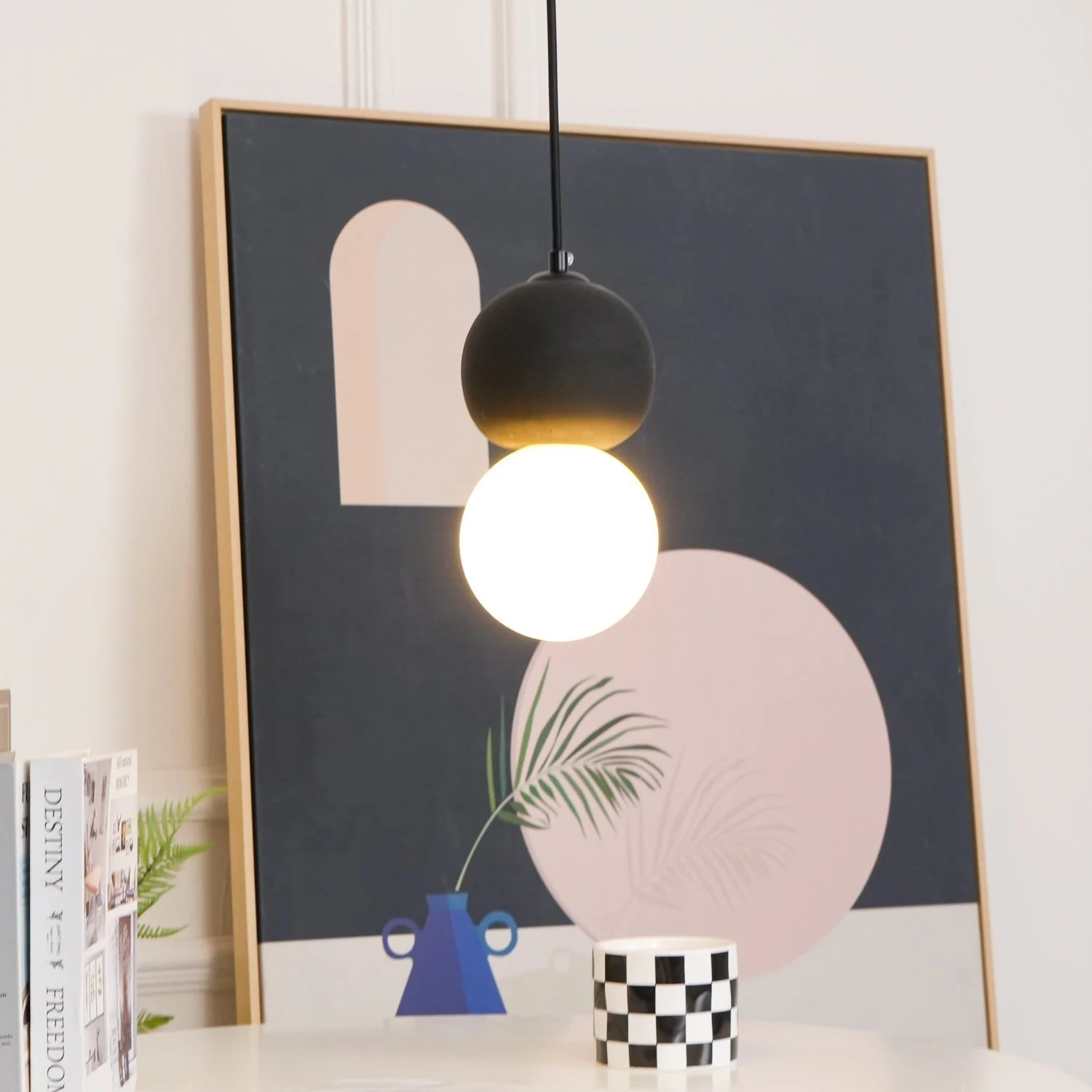 Solvicen Cement Minimalist Pendant Lamp - Image 127